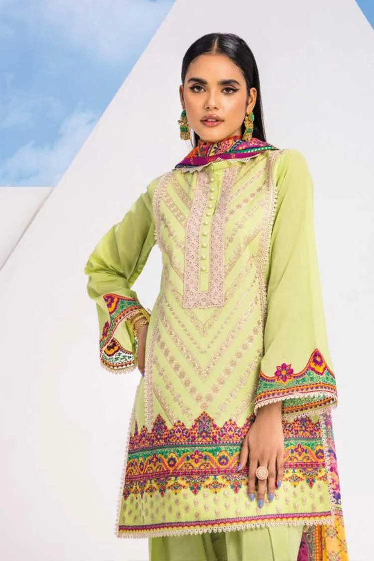 02 Green Meadow Tahra Eid Lawn Collection