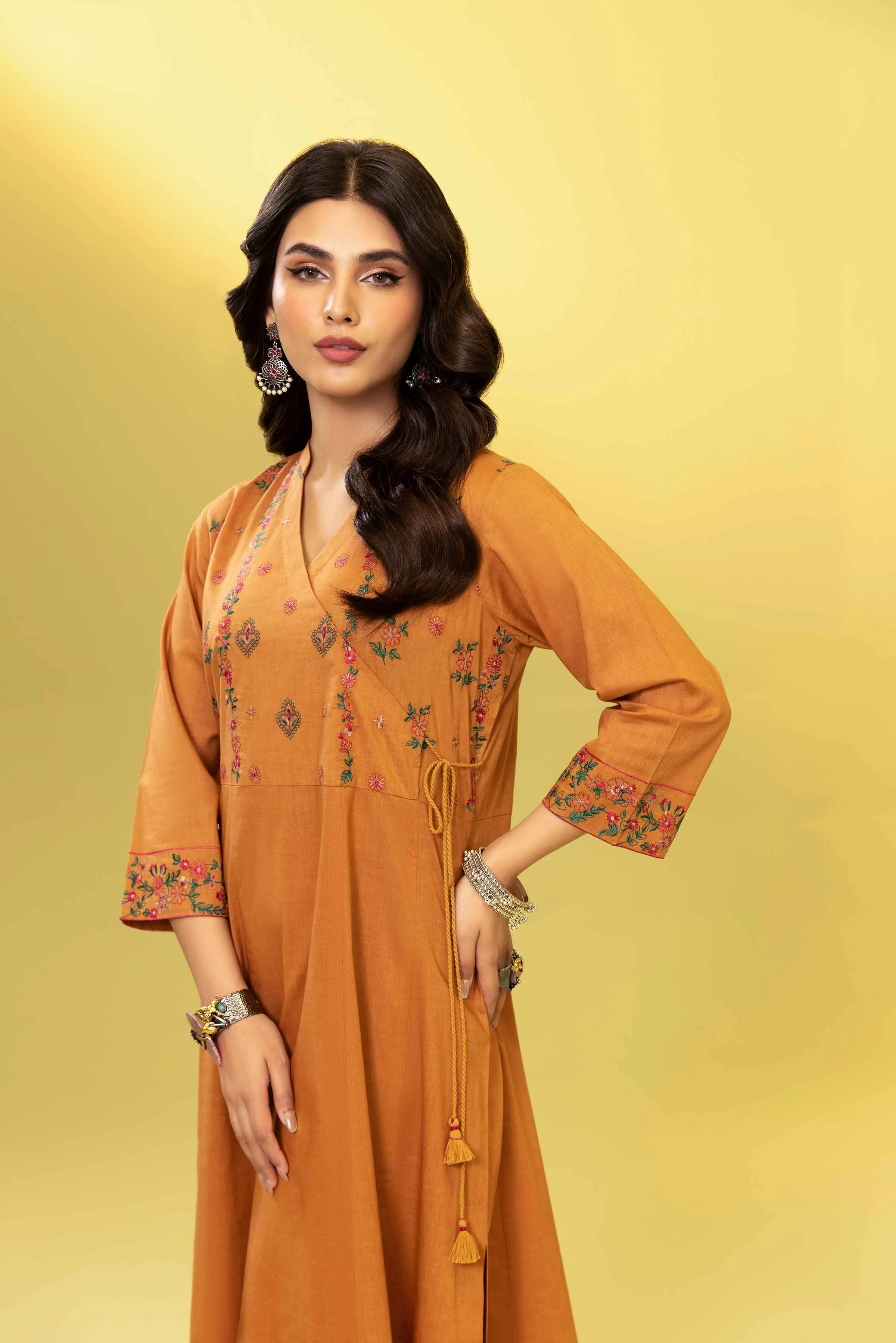 2 Piece - Embroidered Suit  - PS23-314