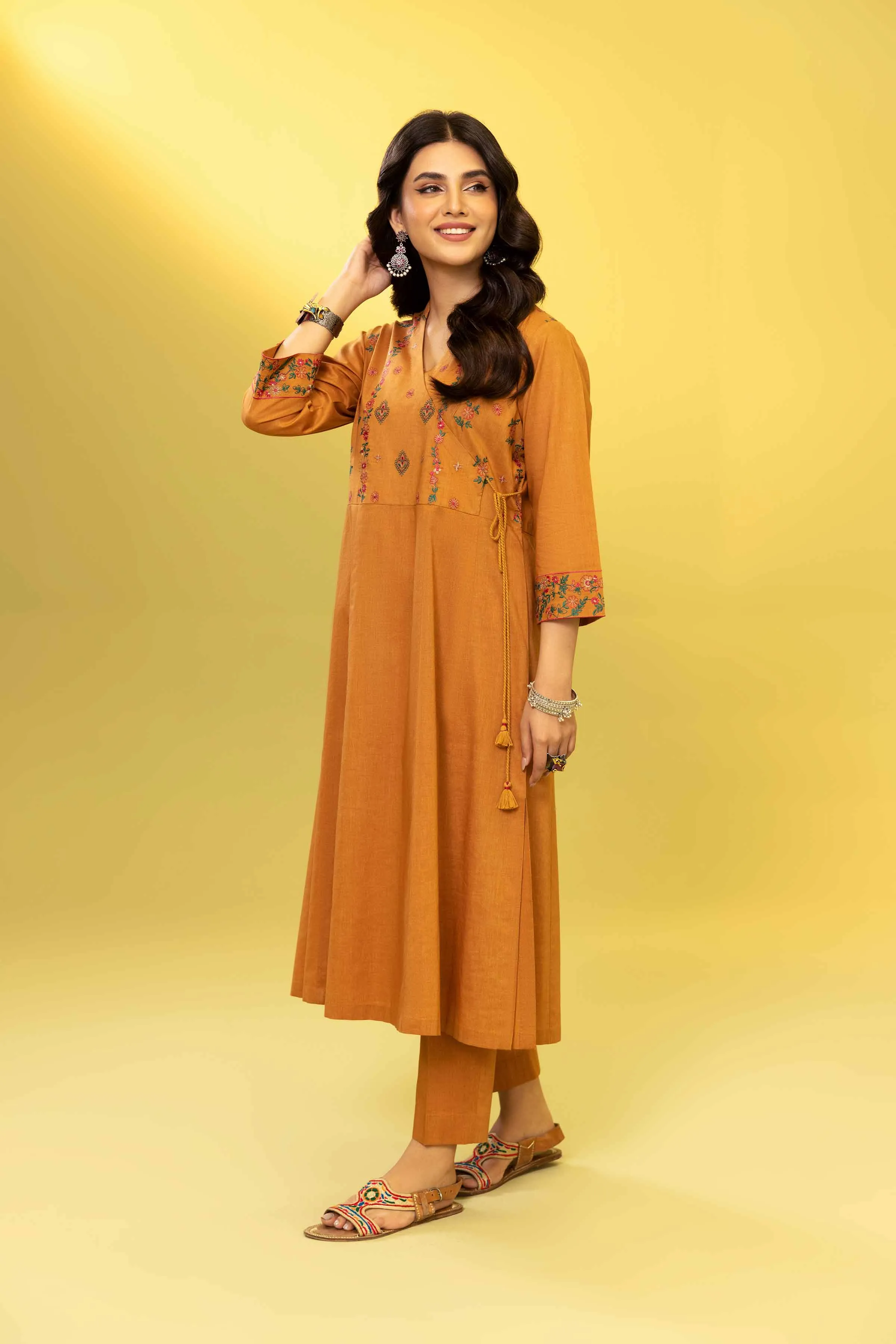 2 Piece - Embroidered Suit  - PS23-314