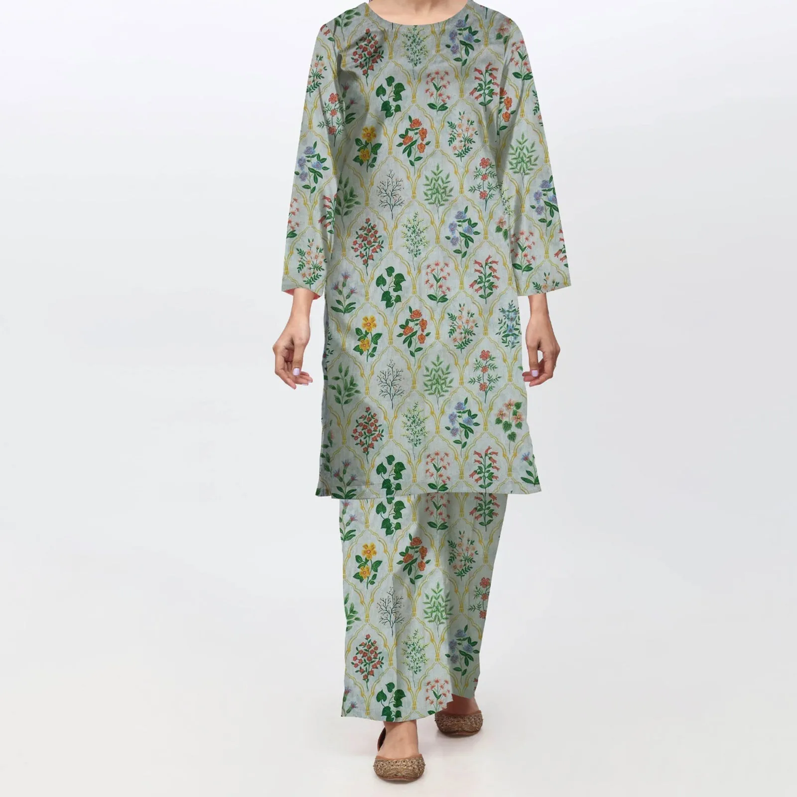 2PC - Unstitched Digital Printed Lawn Suit PS4816