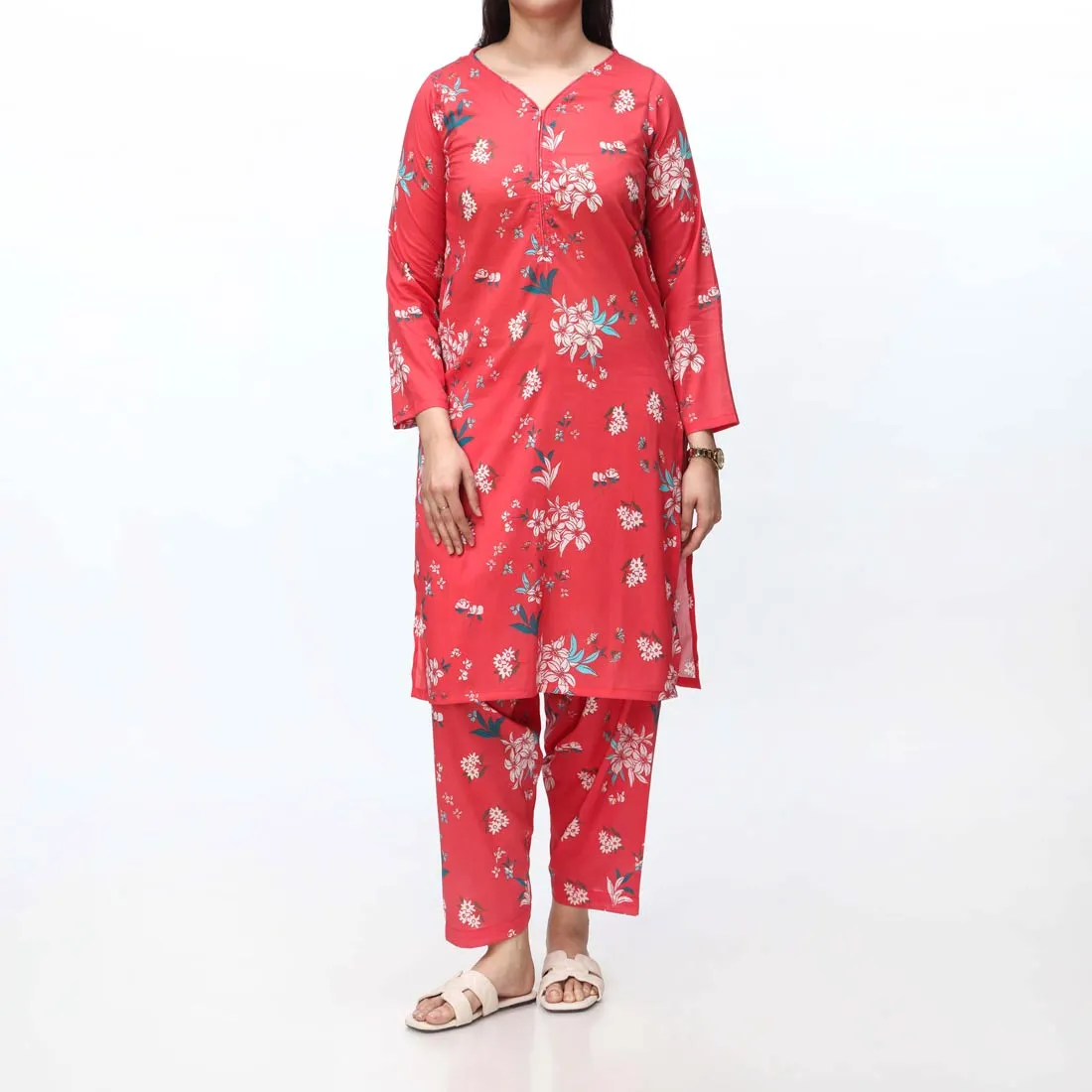 2PC - Unstitched Digital Printed Lawn Suit PS4830