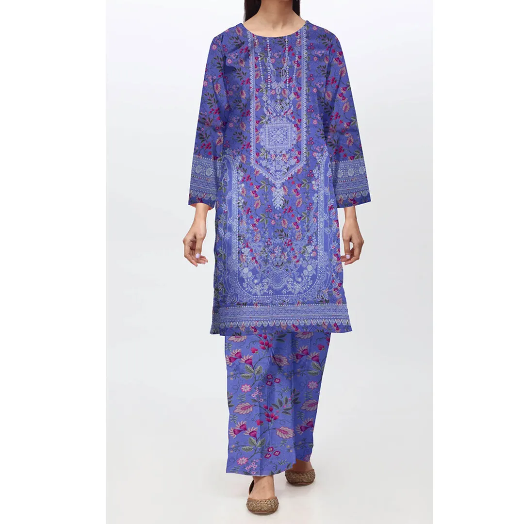 2PC- Unstitched Digital Printed Linen Suit PW4463