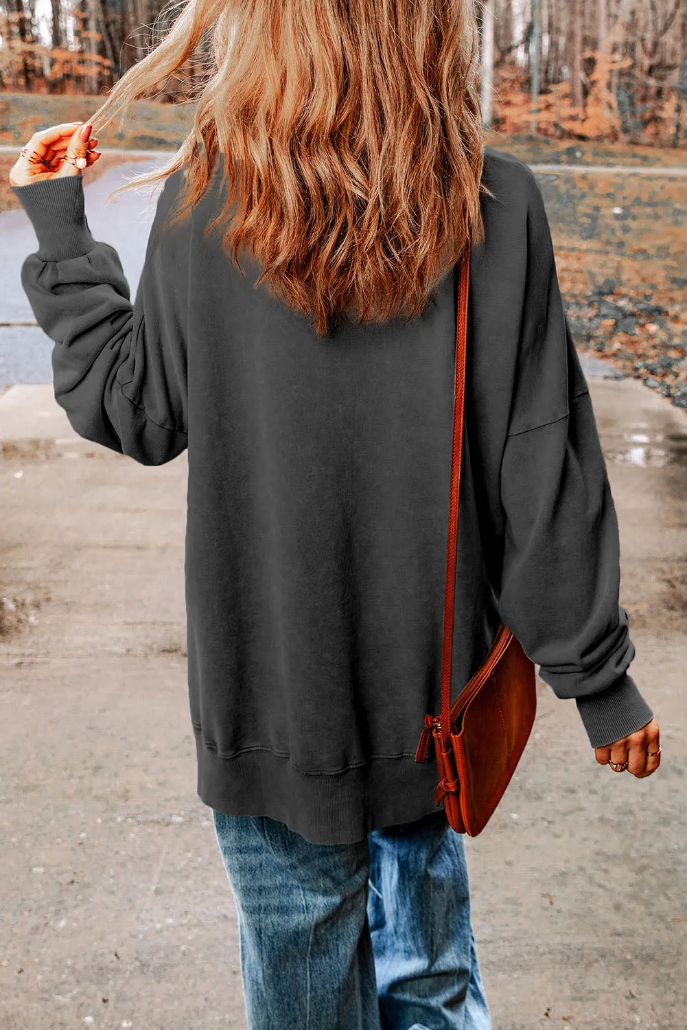 5 Cozy Drop Shoulder Sweatshirts ( S - 2X)