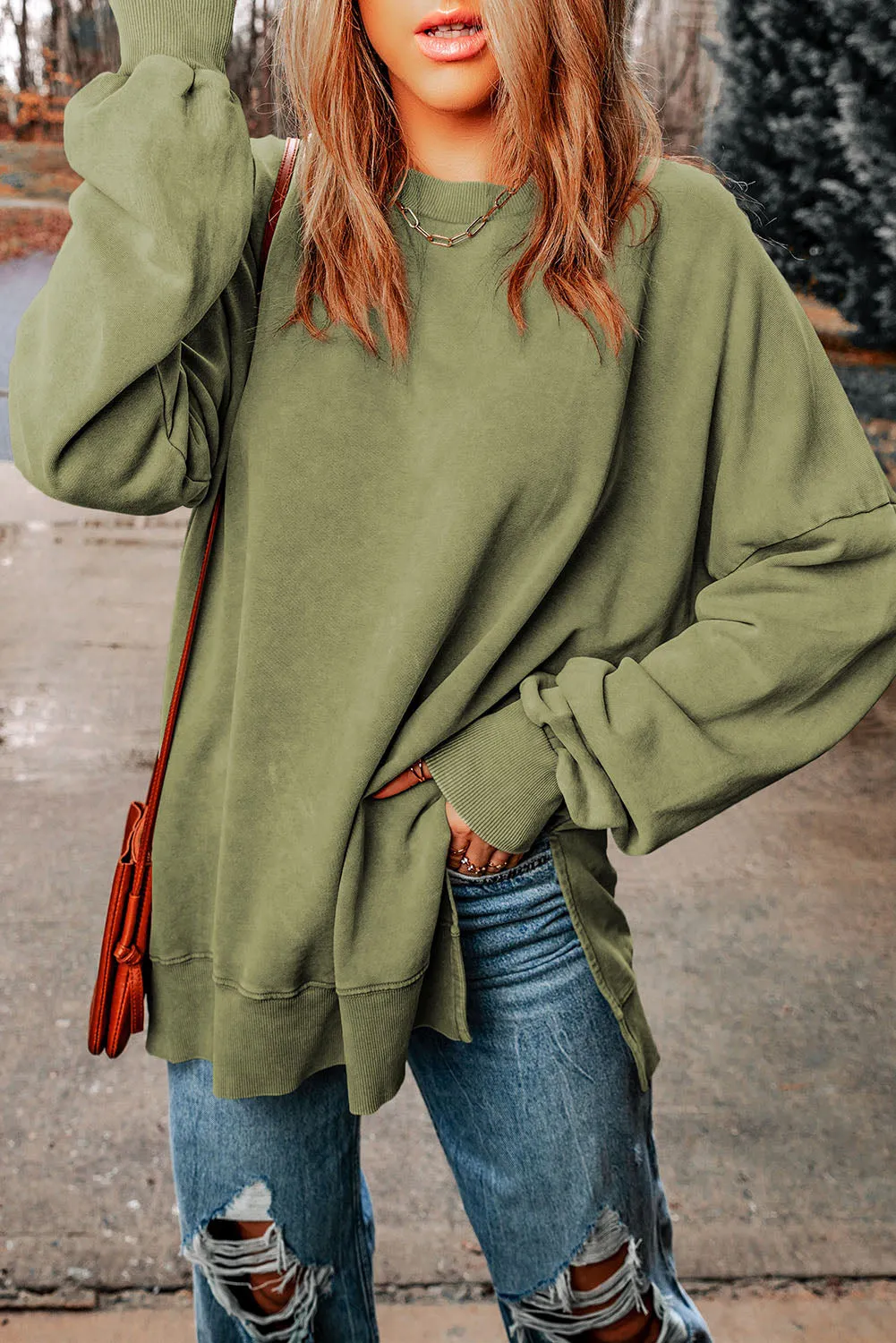 5 Cozy Drop Shoulder Sweatshirts ( S - 2X)