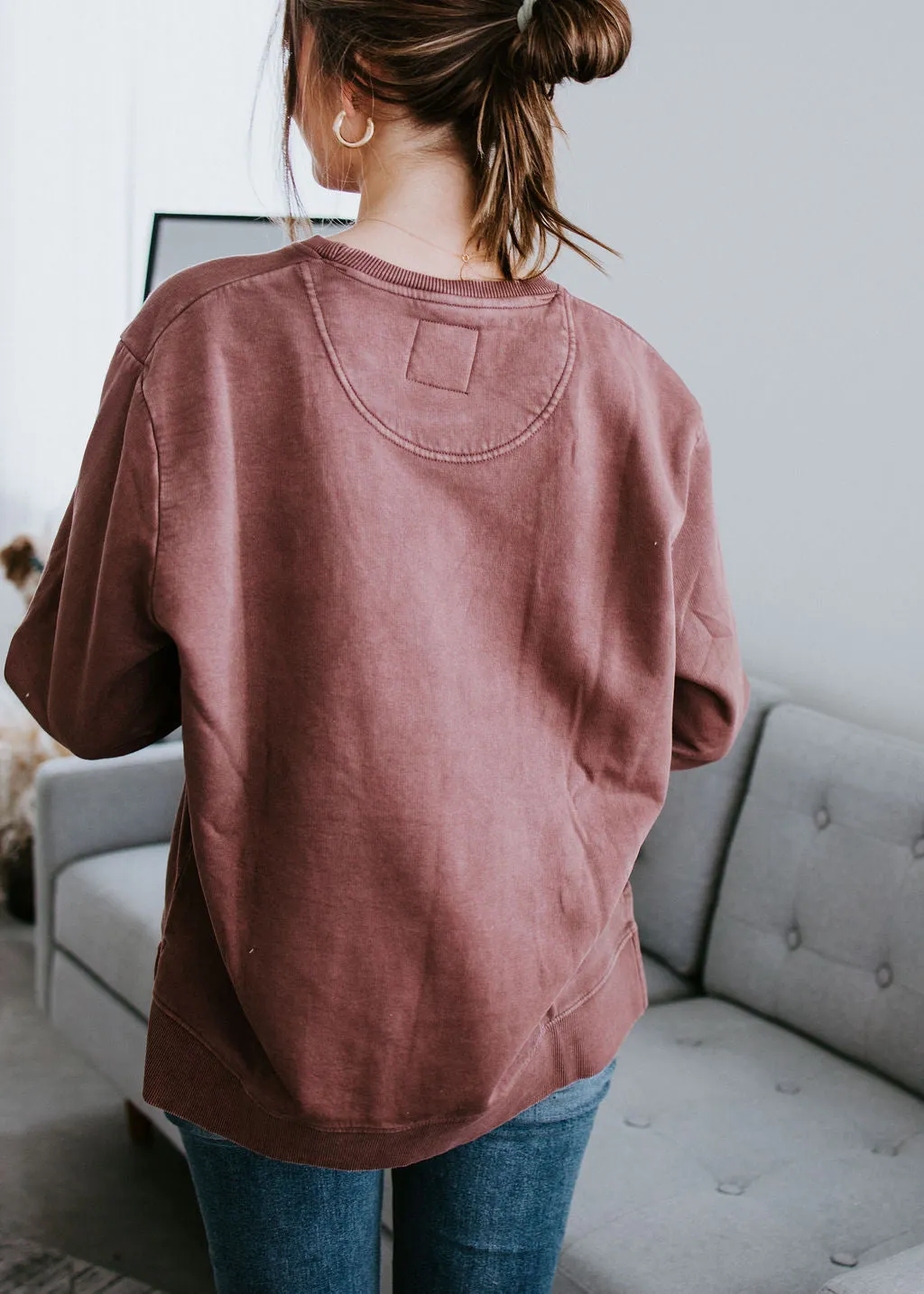 Anytime, Anywhere Oversized Crew by Lily & Lottie