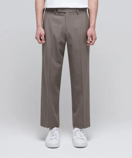 Aplaze Wide pants Crop Slacks Beige