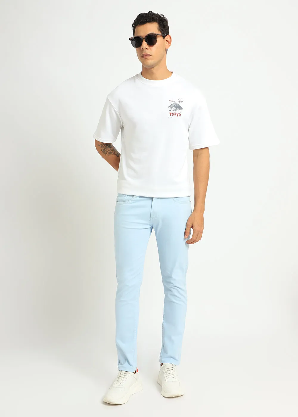 Artic Blue Slim fit Jeans