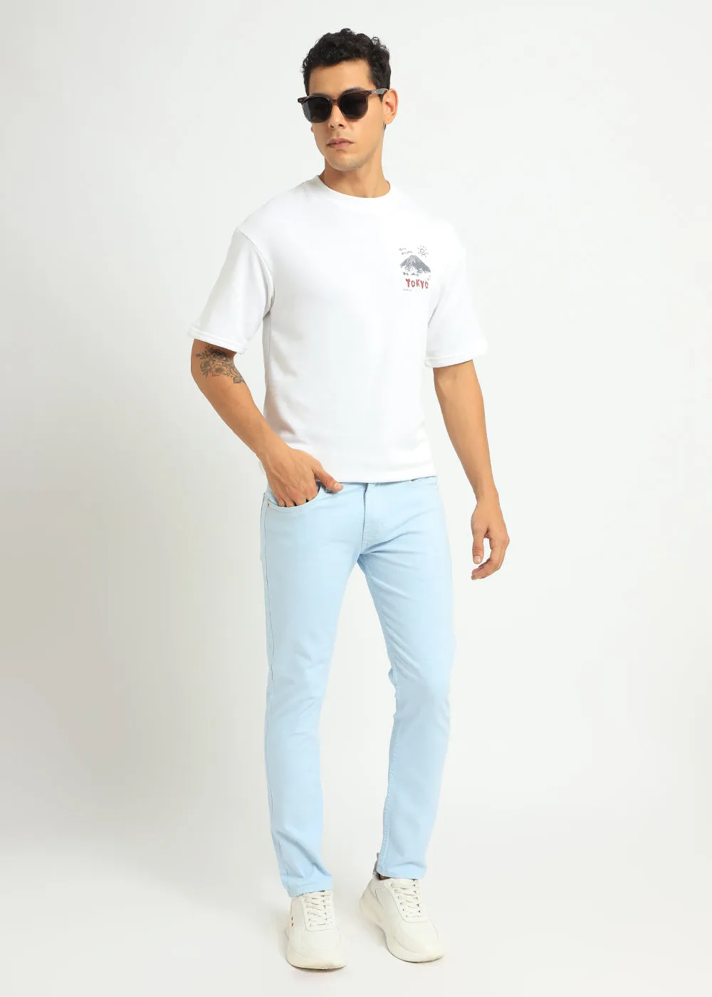 Artic Blue Slim fit Jeans