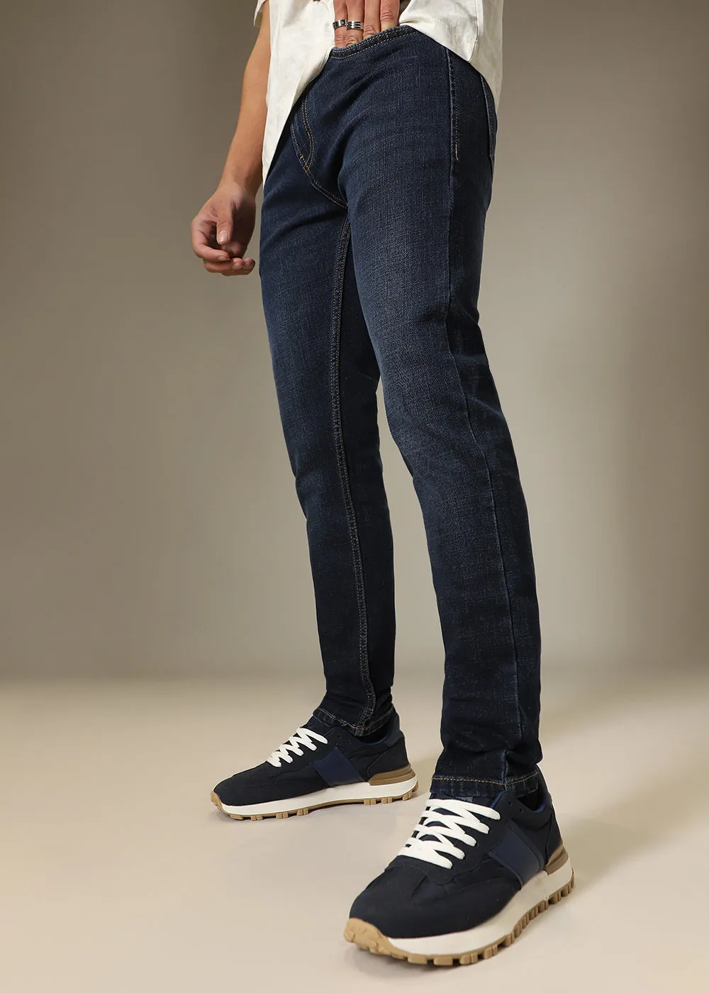 Azora Blue Slim fit Jeans