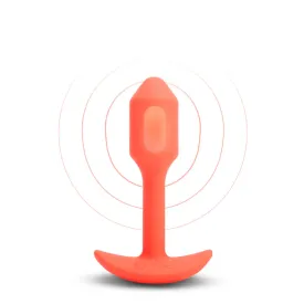 B-Vibe Vibrating Snug Plug 1 Small in Orange