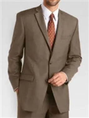 Baroni Sharkskin Brown Suit Modern Fit