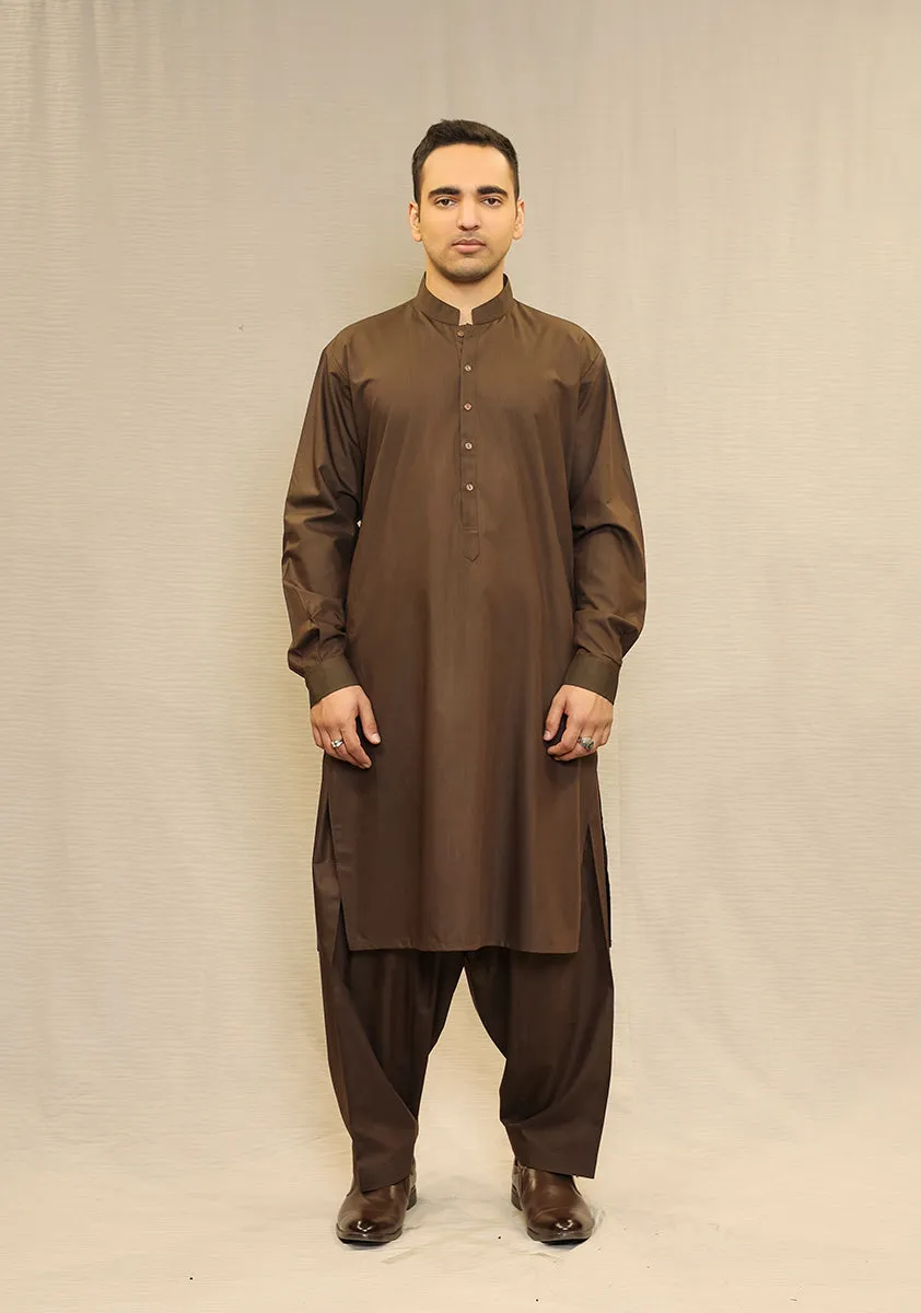 Basic Poly Viscose Maluki Java  Classic Fit Suit