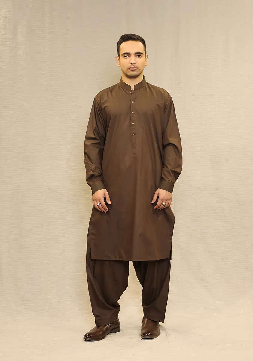 Basic Poly Viscose Maluki Java  Classic Fit Suit