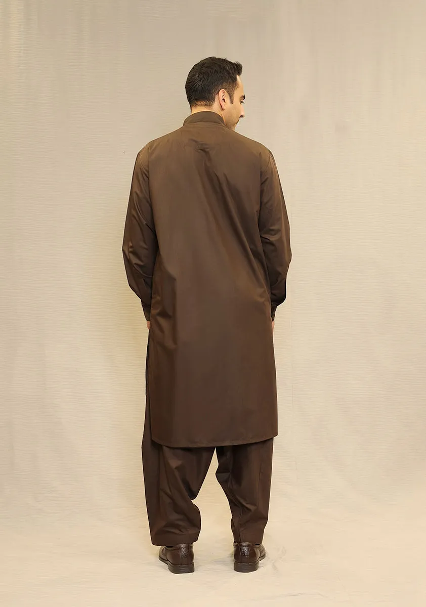 Basic Poly Viscose Maluki Java  Classic Fit Suit