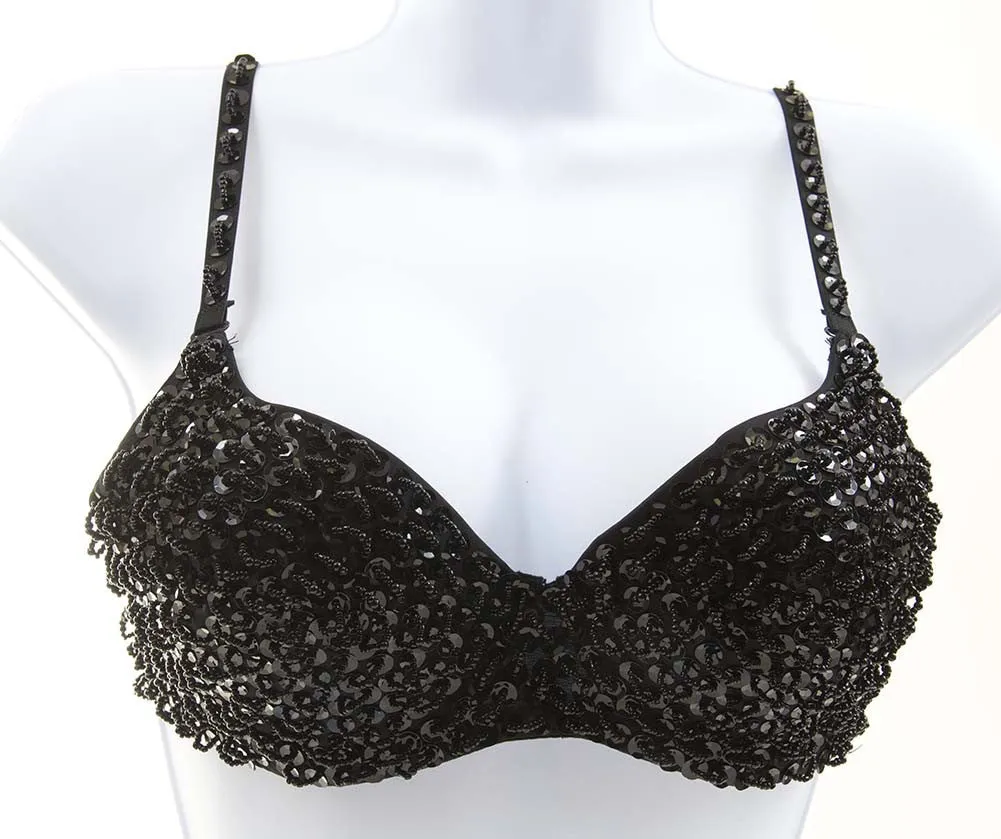 Beaded Detailed Dancer Costume Fashion Bra