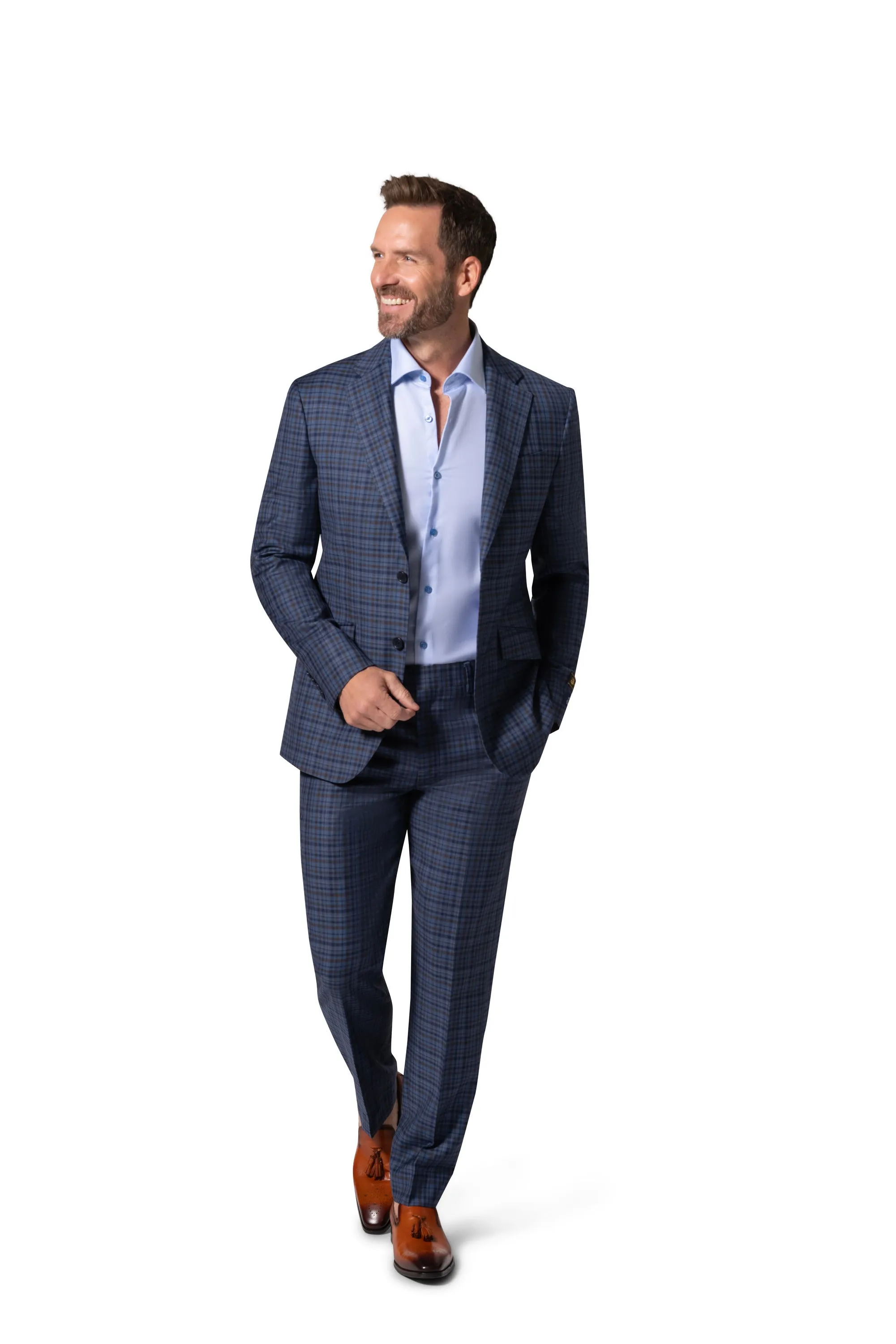 Berragamo Elegant - Faille Wool 10005.4099 S/B Modern Fit Suit