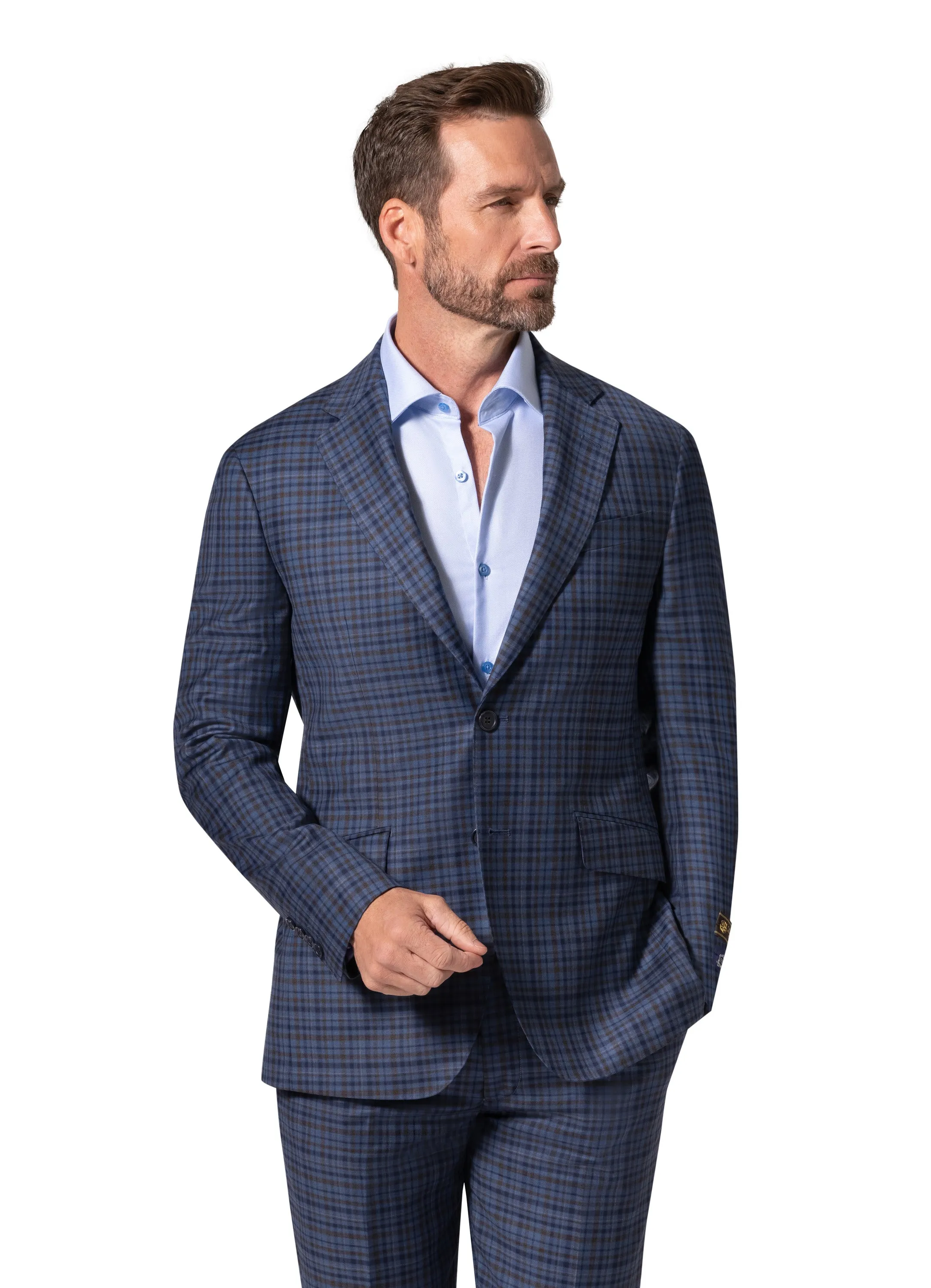 Berragamo Elegant - Faille Wool 10005.4099 S/B Modern Fit Suit