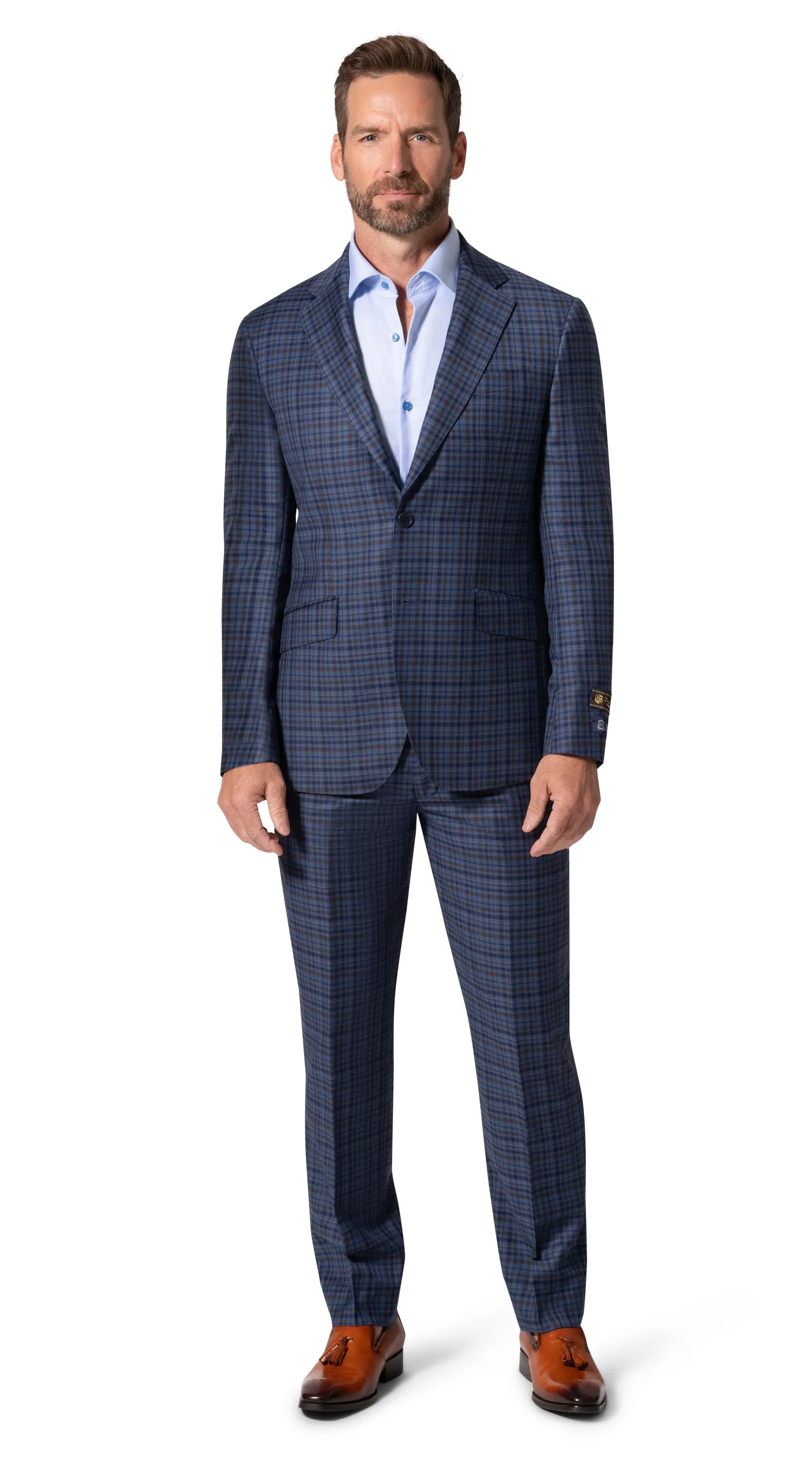 Berragamo Elegant - Faille Wool 10005.4099 S/B Modern Fit Suit