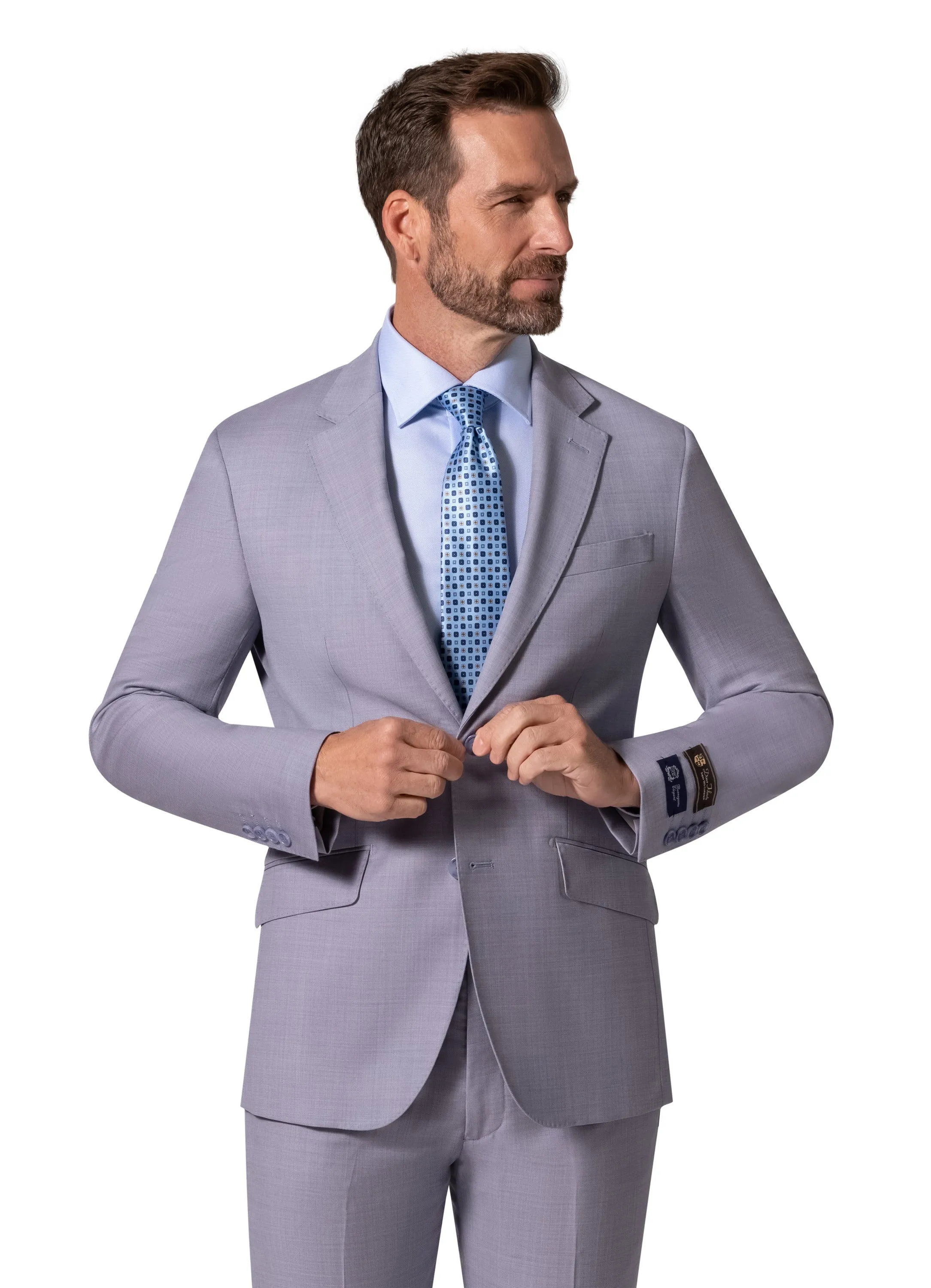 Berragamo Elegant - Faille Wool Slim Suit 10005.043.96