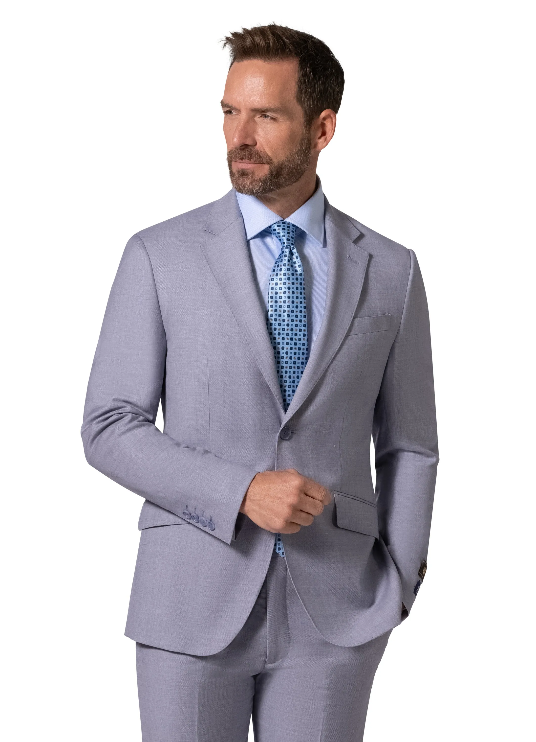 Berragamo Elegant - Faille Wool Slim Suit 10005.043.96