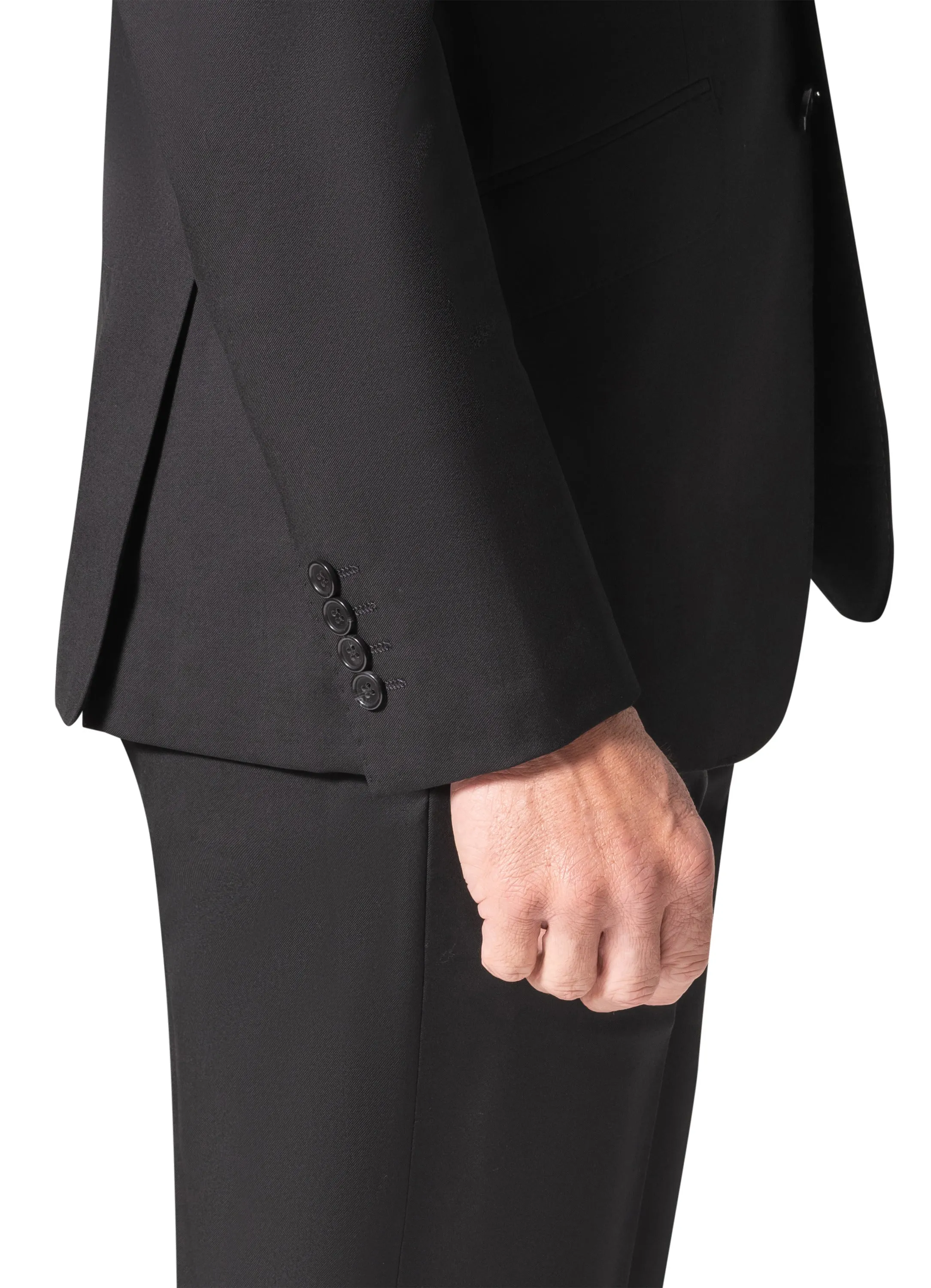 Berragamo - Reda | Modern Fit 2-Piece Solid Suit - Black