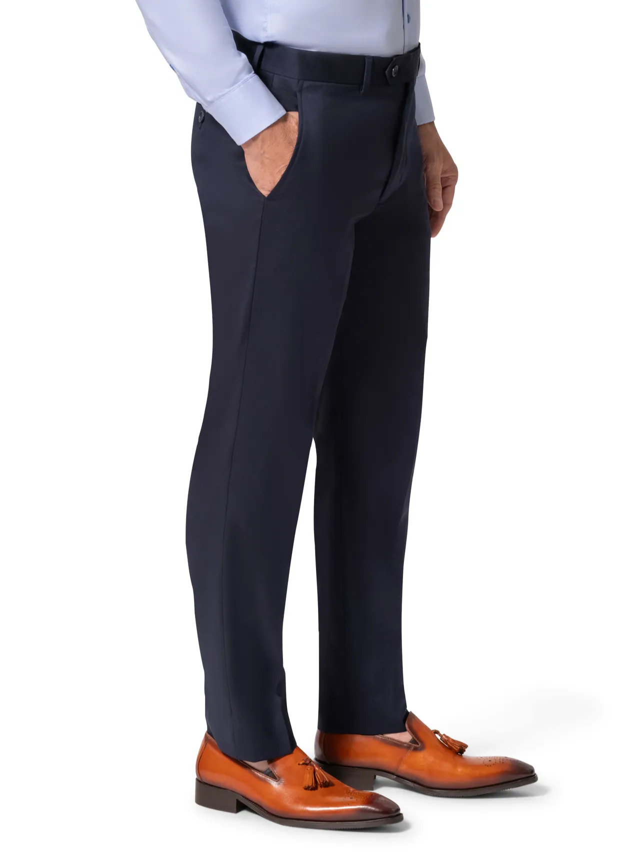 Berragamo - Reda | Slim Fit 2-Piece Solid Suit - Navy