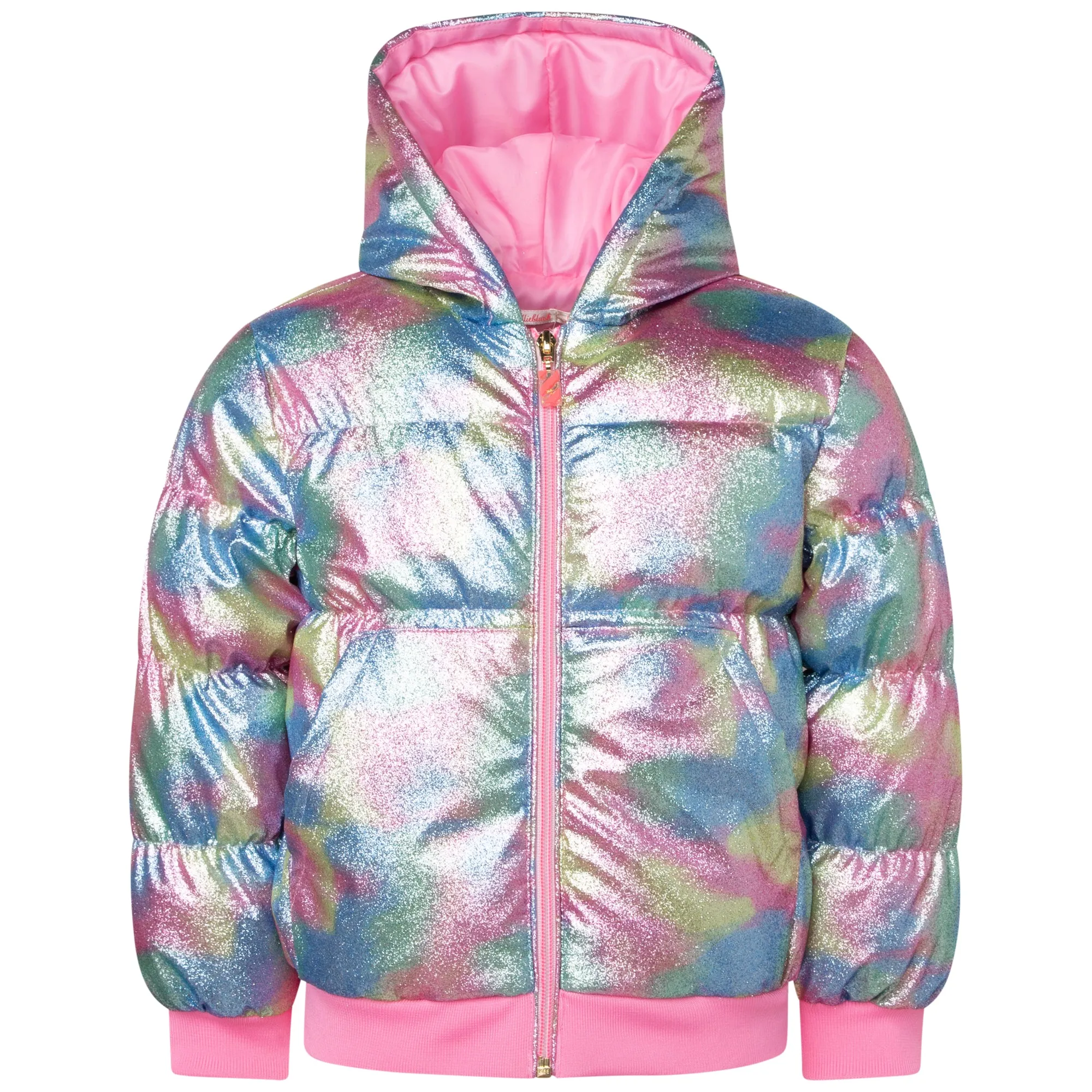 Billieblush U16345 - Stylish Multicoloured Puffer Jacket for Girls