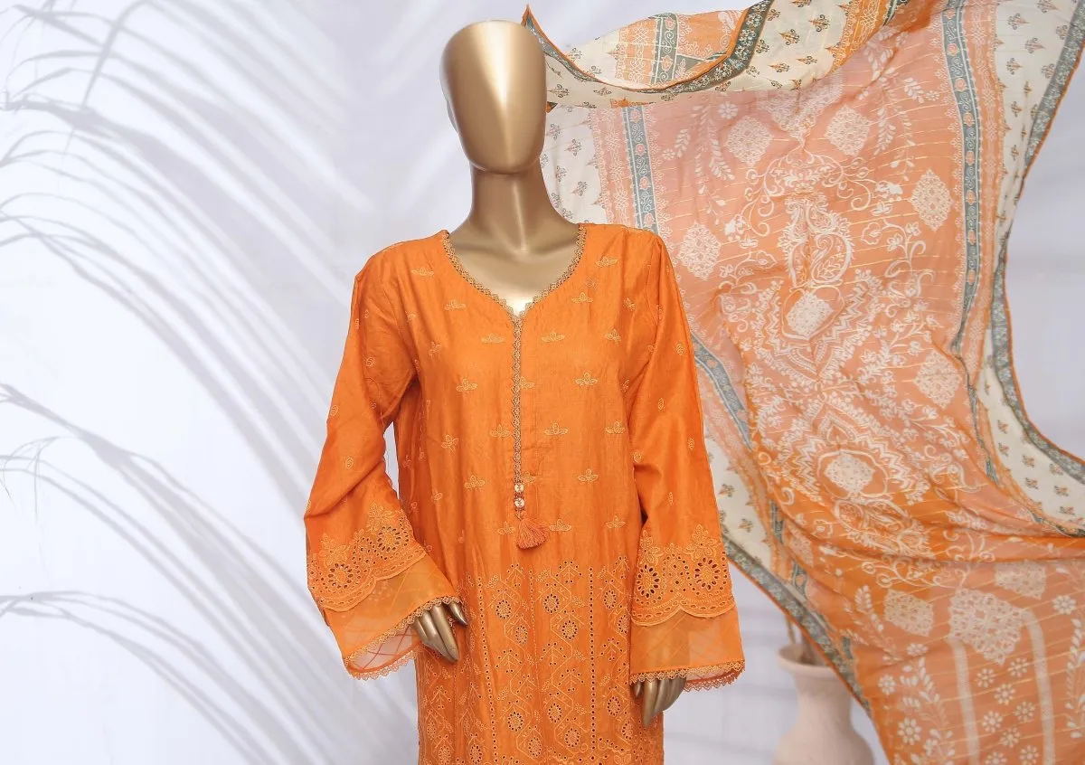 Bin Saeed Chikankari Lawn Suit BIN96