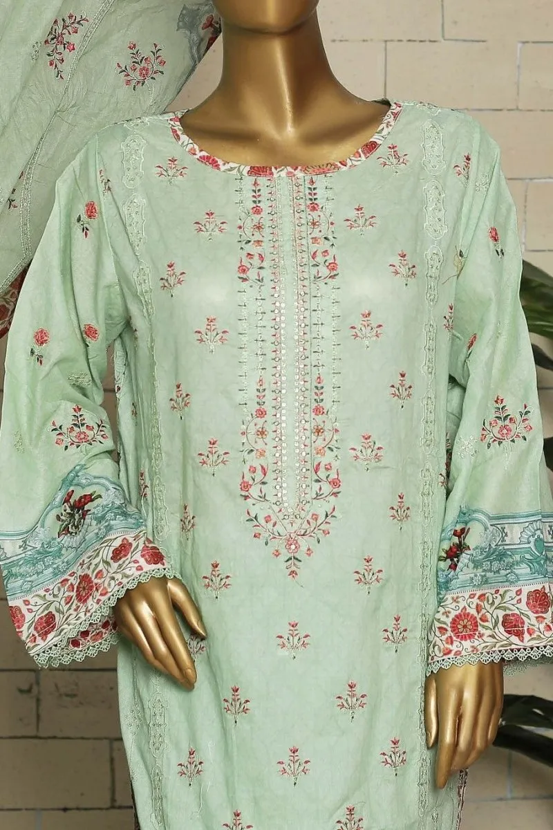 Elegant Bin Saeed Embroidered Lawn Suit - Stylish Womens Wear (Model BIN83)