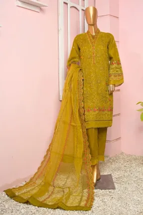 Bin Saeed Embroidered Organza Party Wear Suit BIN146