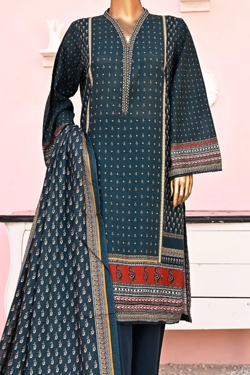 Bin Saeed Khaddar 3 Piece Suit BIN136