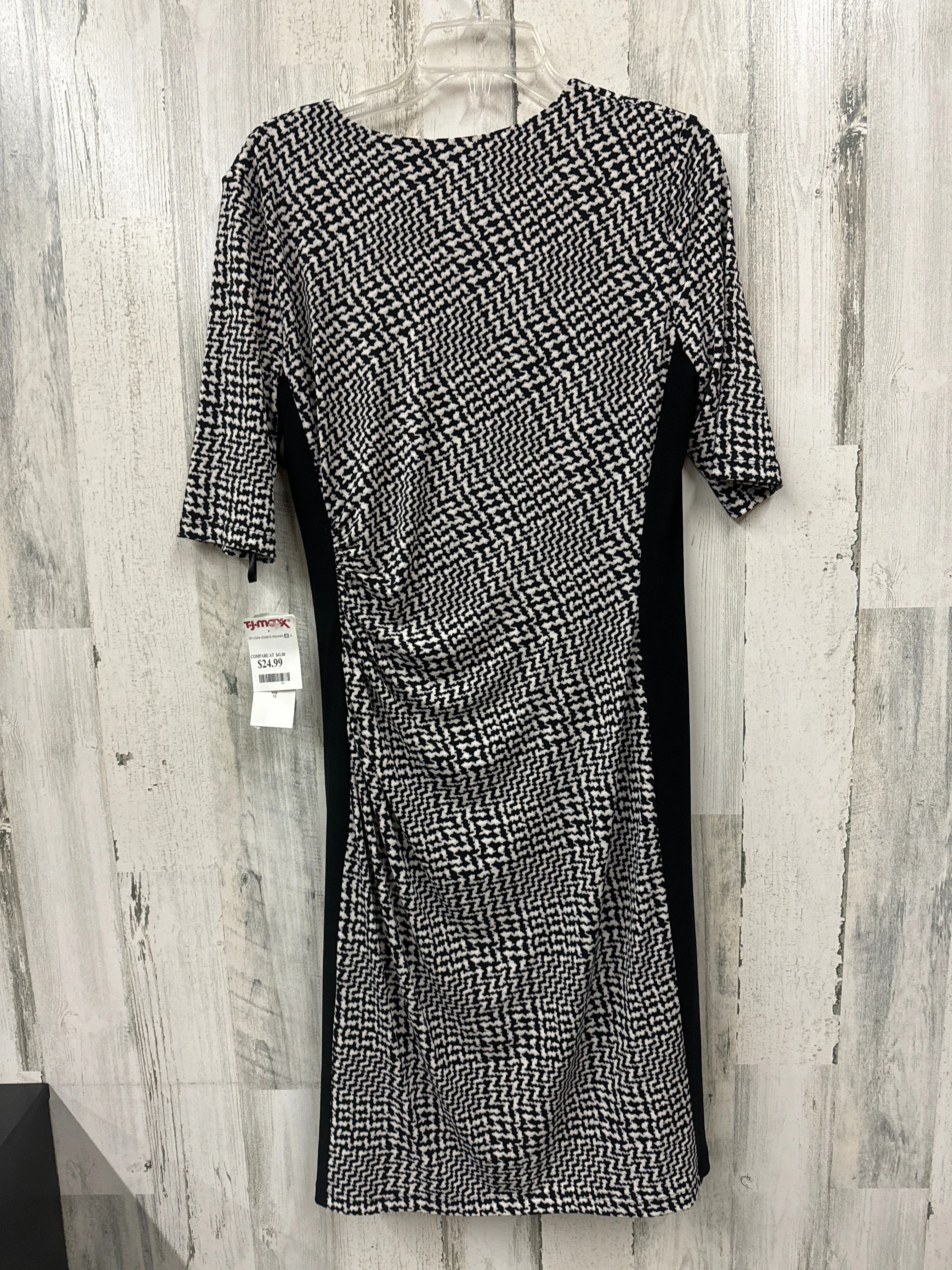 Black Dress Casual Midi Ralph Lauren, Size L