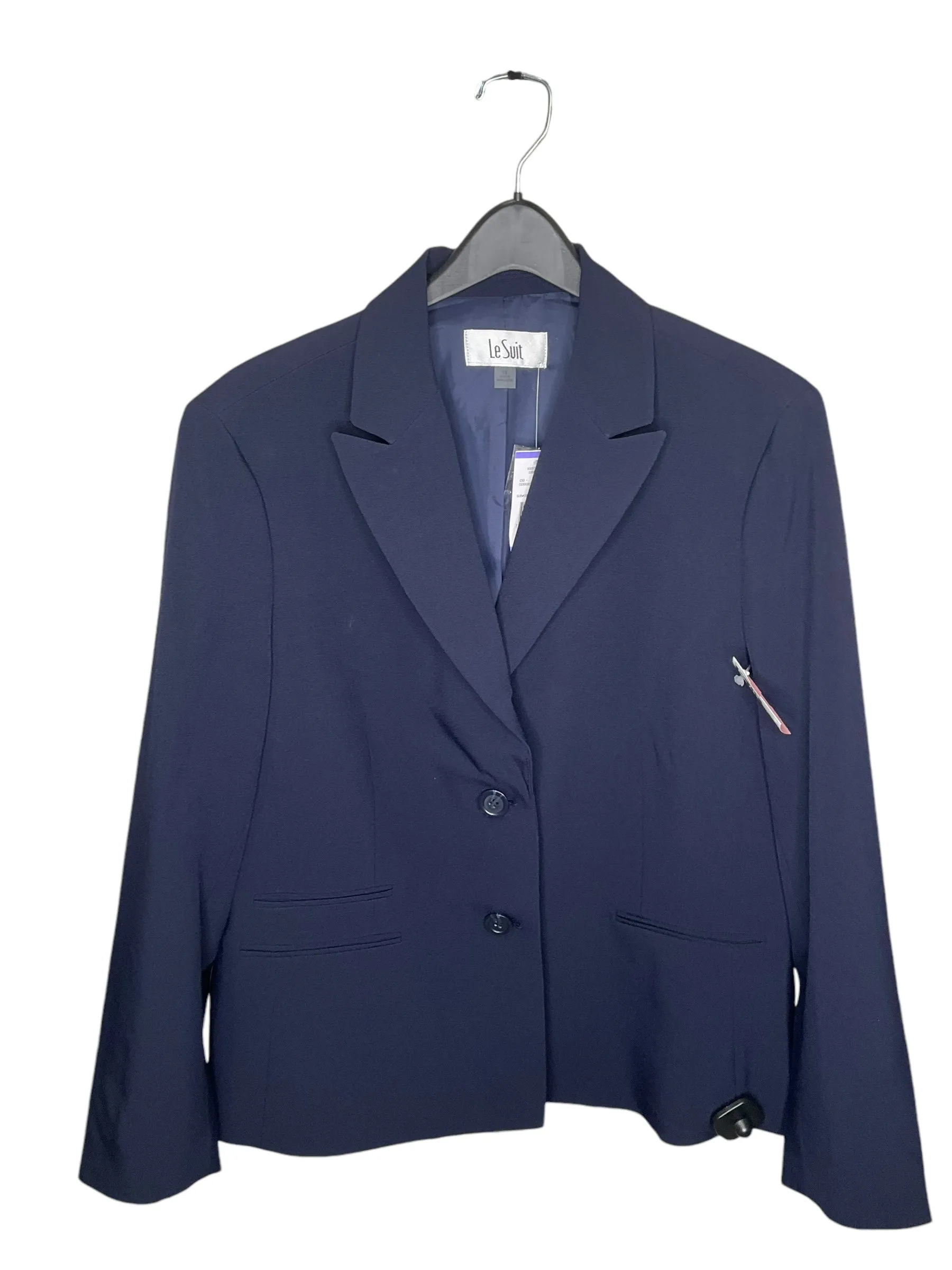 Blazer By Le Suit In Navy, Size: 18