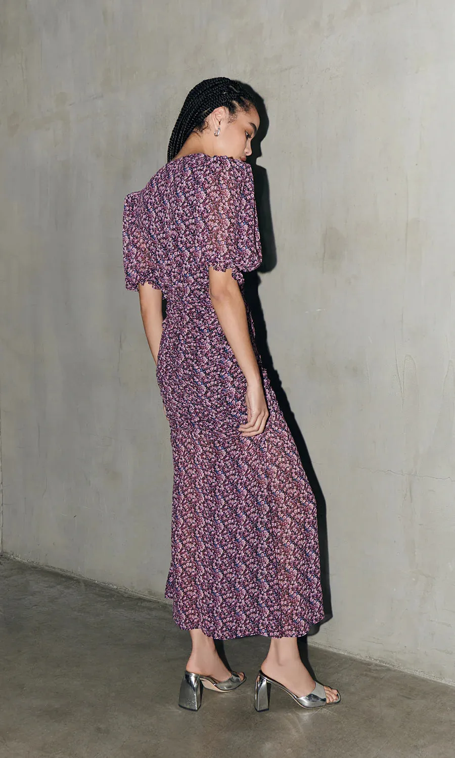 Blossom Maxi Dress - Purple Multi