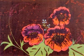 Bold Floral Serigraph