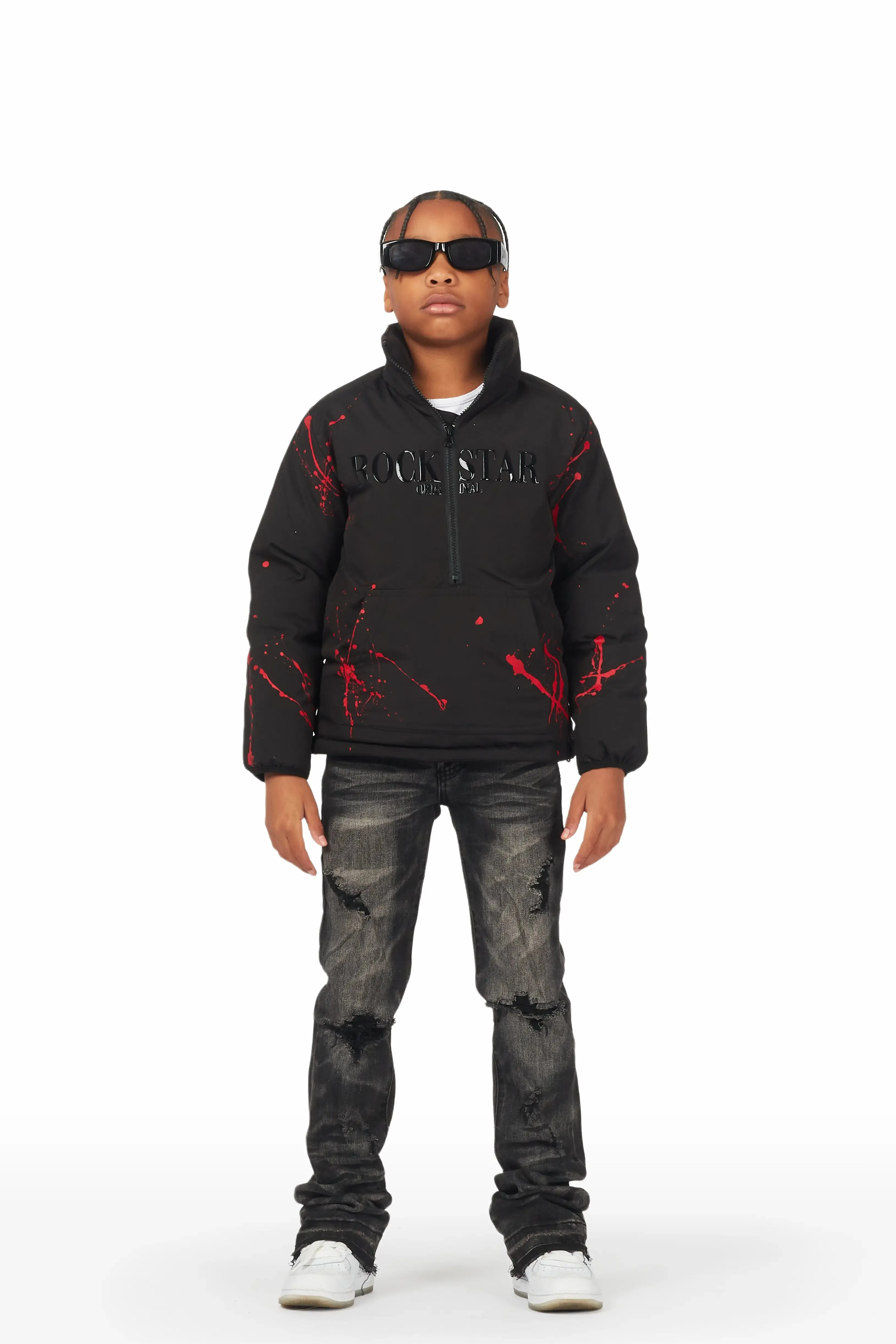 Boys Murry Black Puffer Jacket