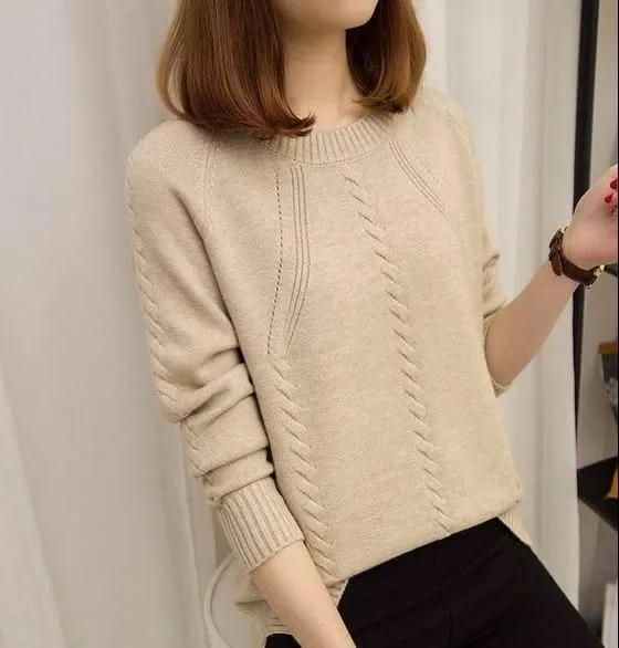 Cabled Cutie Sweater - M-3XL