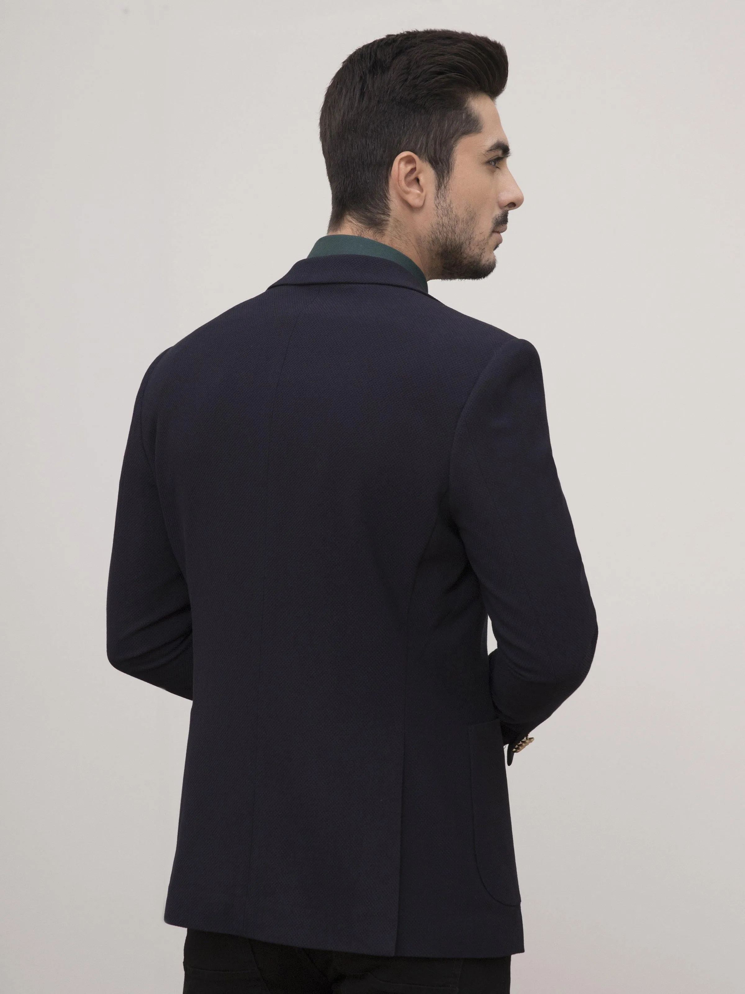 CASUAL COAT SLIM FIT NAVY