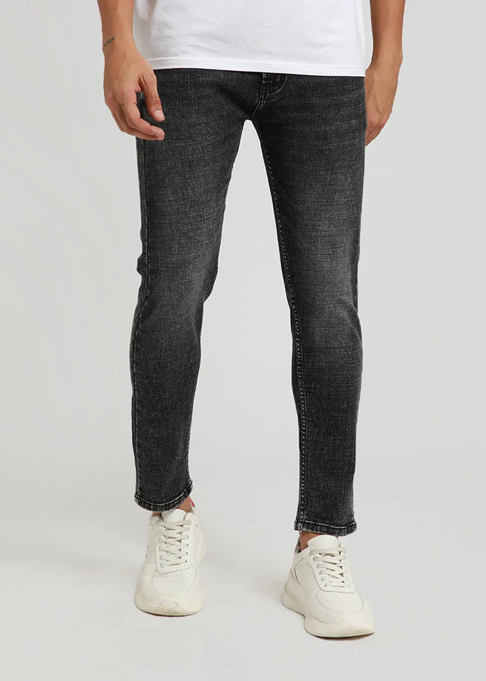 Charcoal Black Slim Fit Jeans