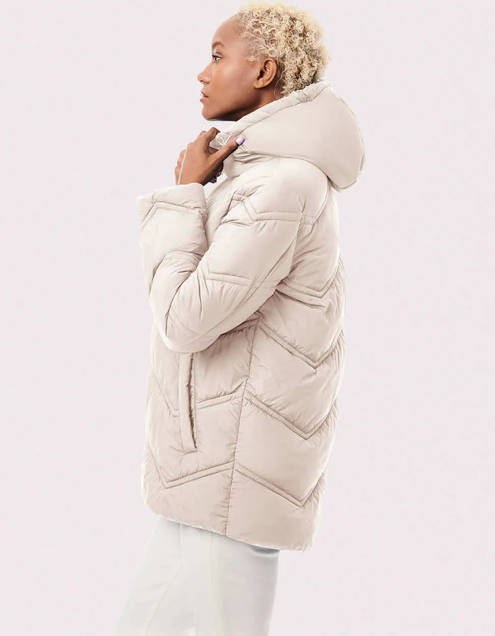 Classic Chevron Puffer Jacket