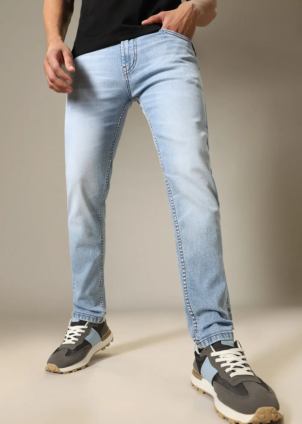 Classic Light blue Slim fit Jeans