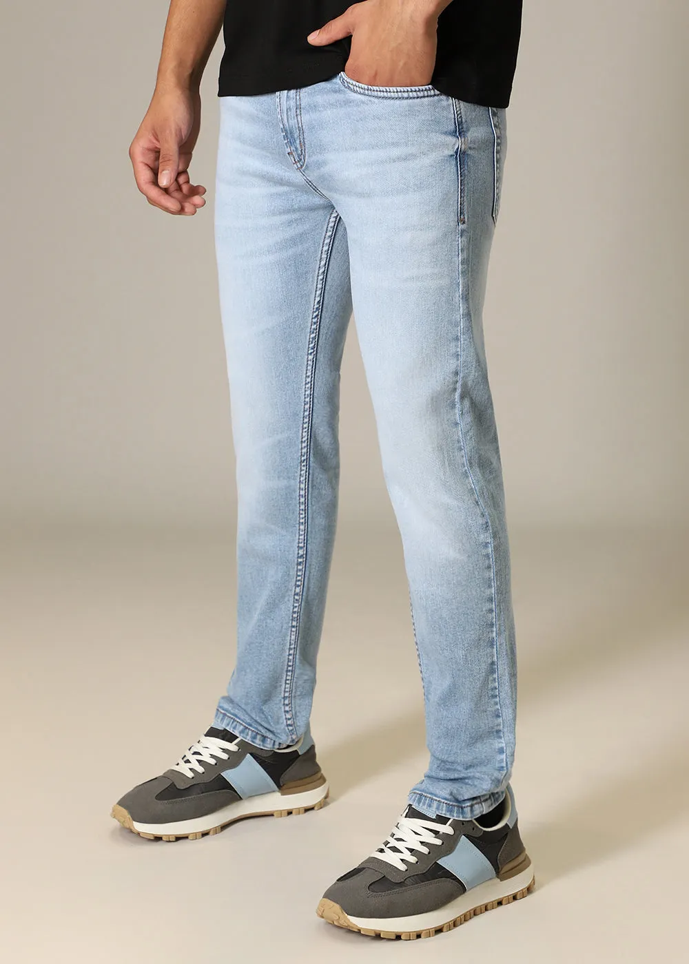 Classic Light blue Slim fit Jeans