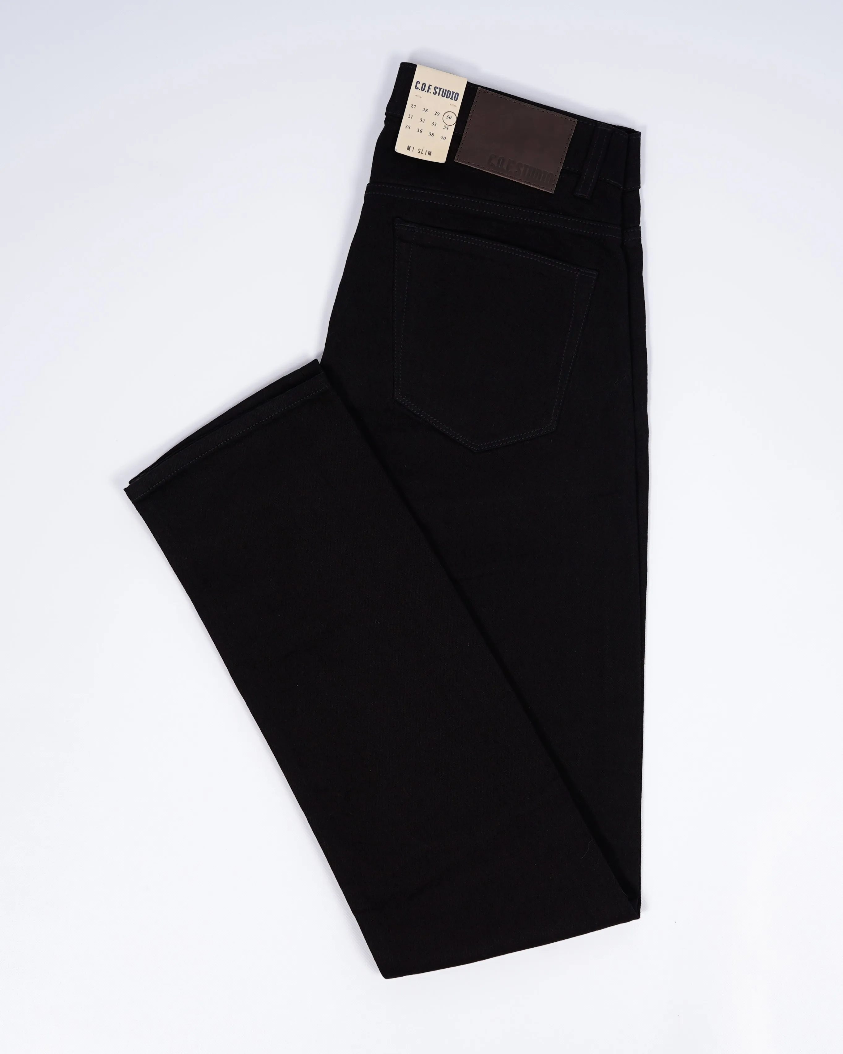 C.O.F. Studio Black Jeans - Rinsed