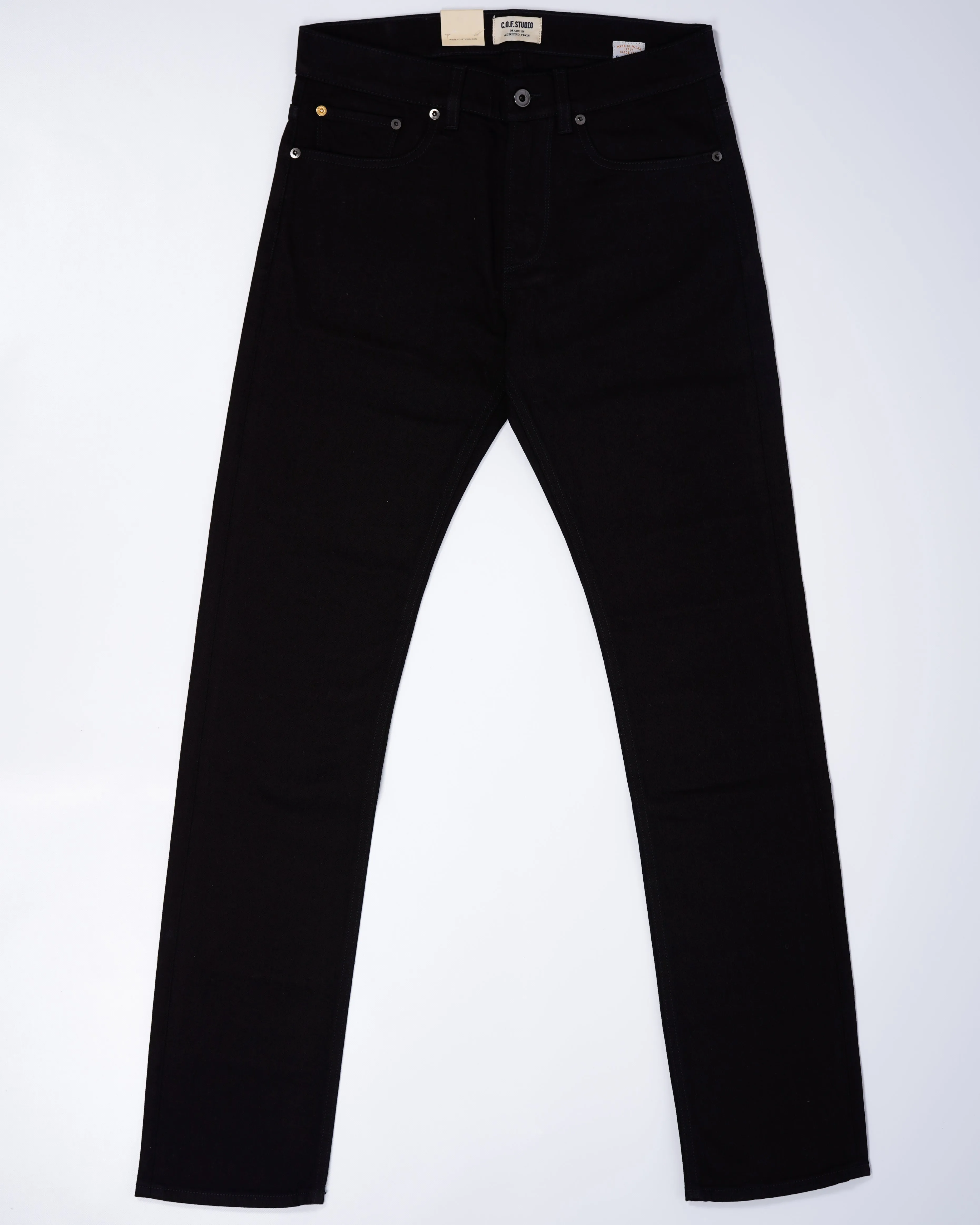 C.O.F. Studio Black Jeans - Rinsed