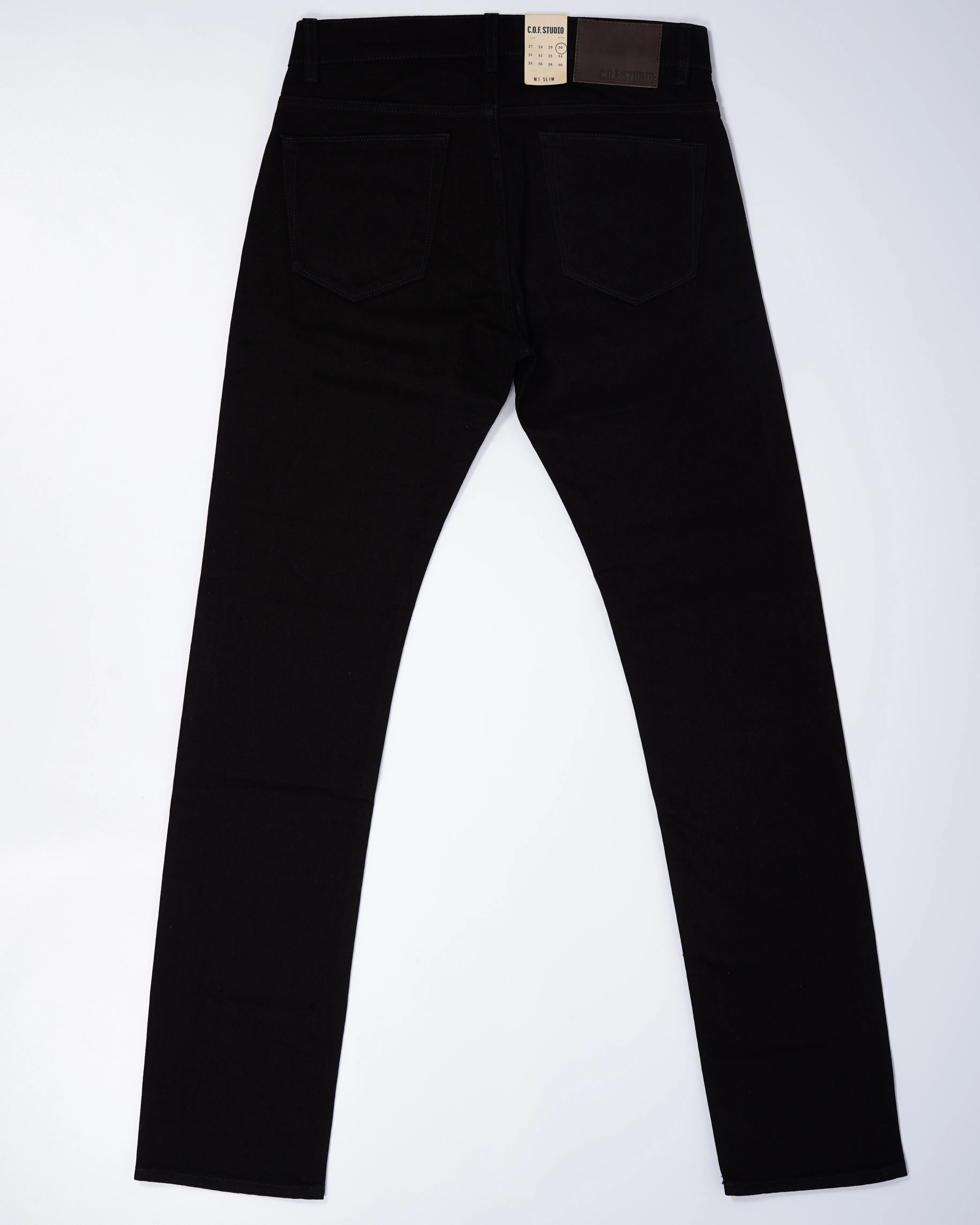 C.O.F. Studio Black Jeans - Rinsed