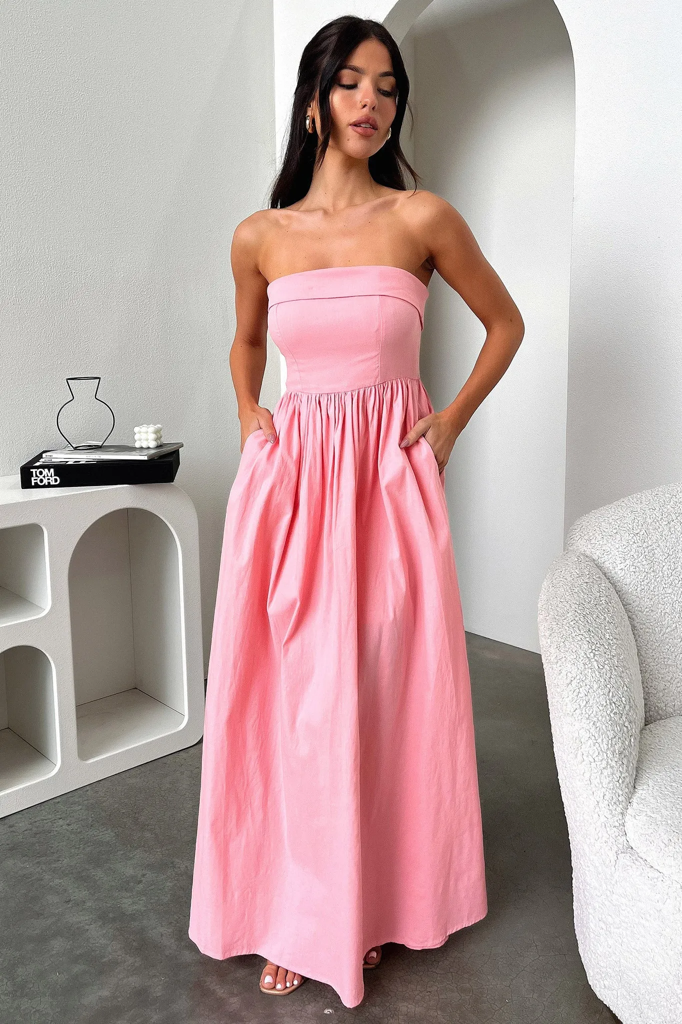 Cornell Maxi Dress - Pink