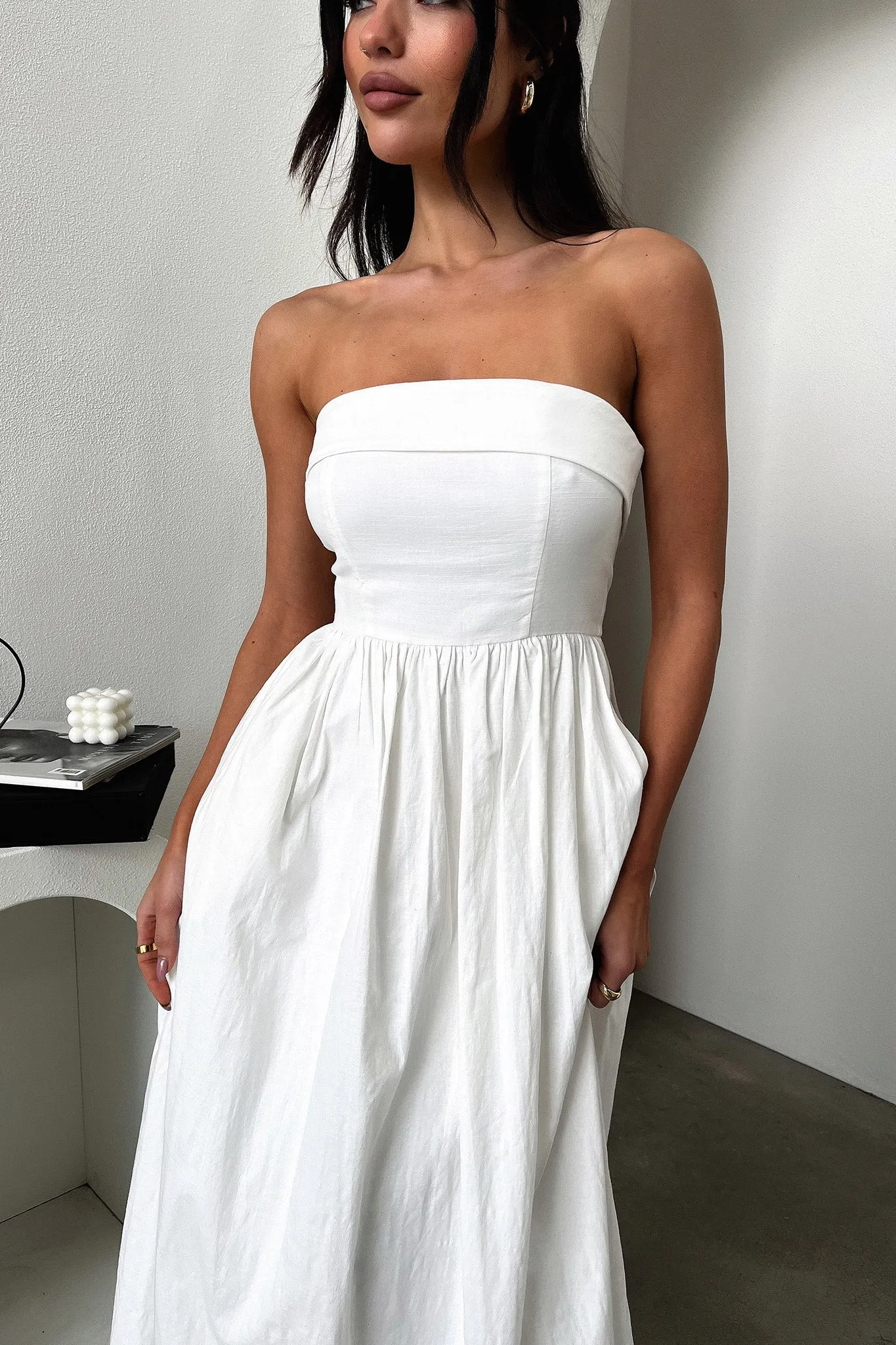 Cornell Maxi Dress - White