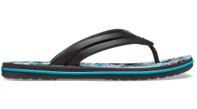 Crocs Crocband Tie Dye Flip Black Turq Tonic