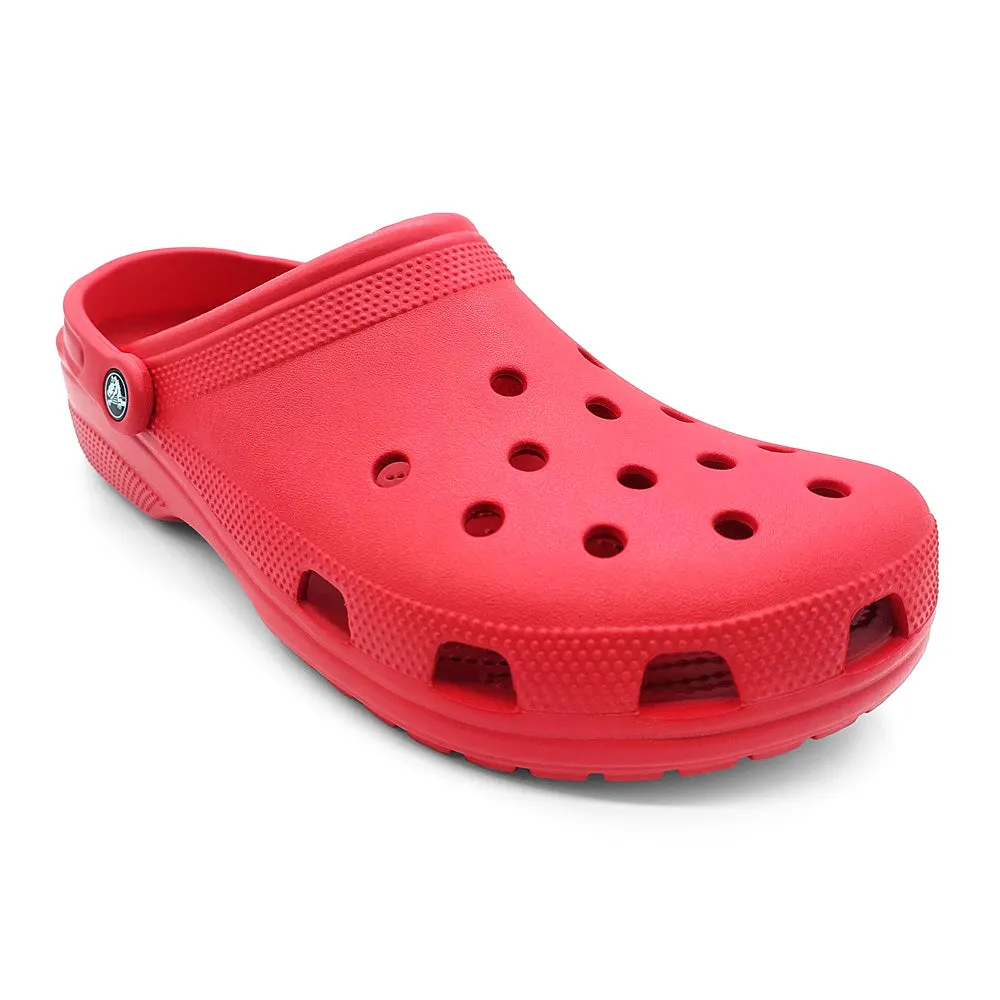 Crocs Unisex 10001-6WC Classic Clog Varsity Red