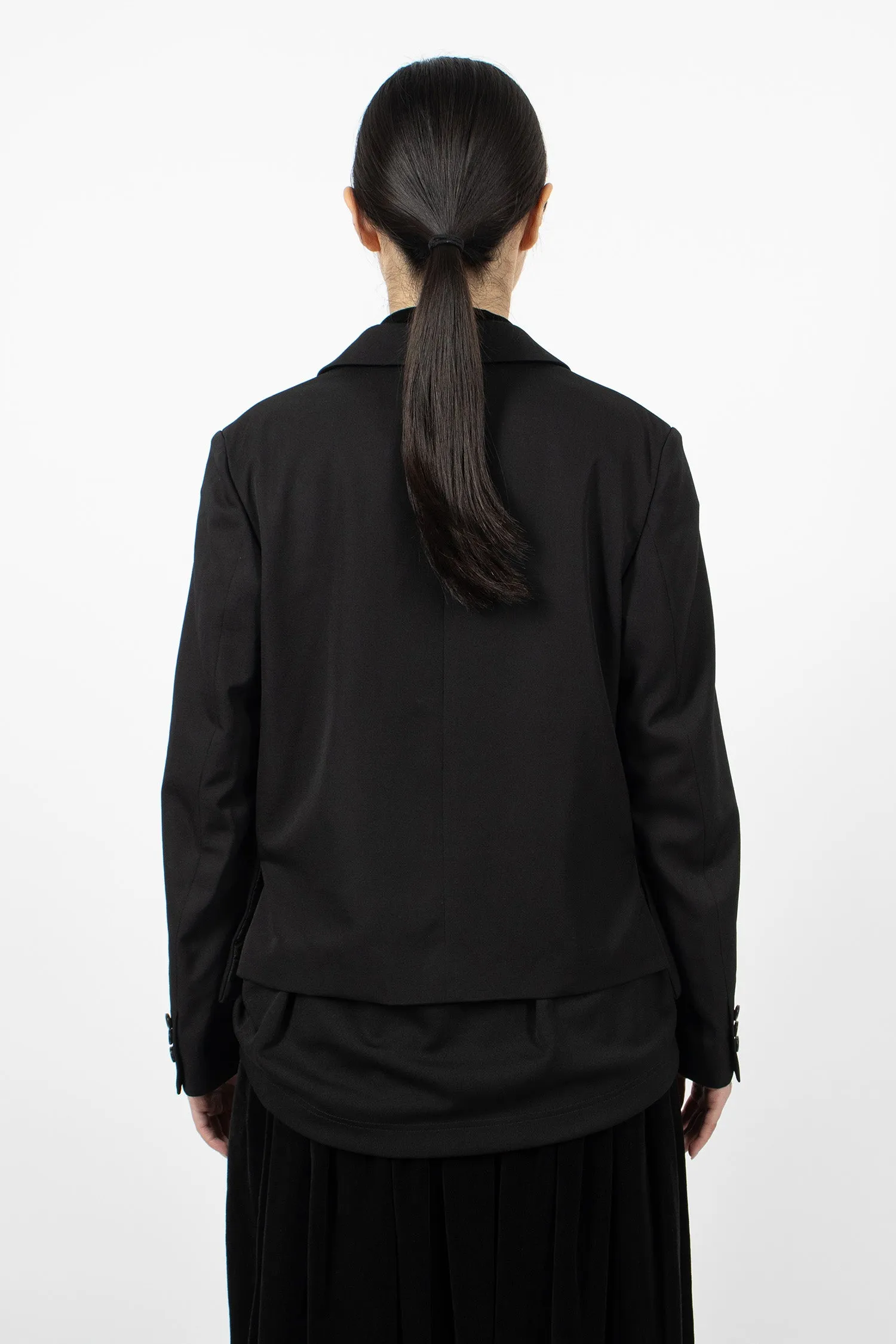 Double-Layered Jacket Black